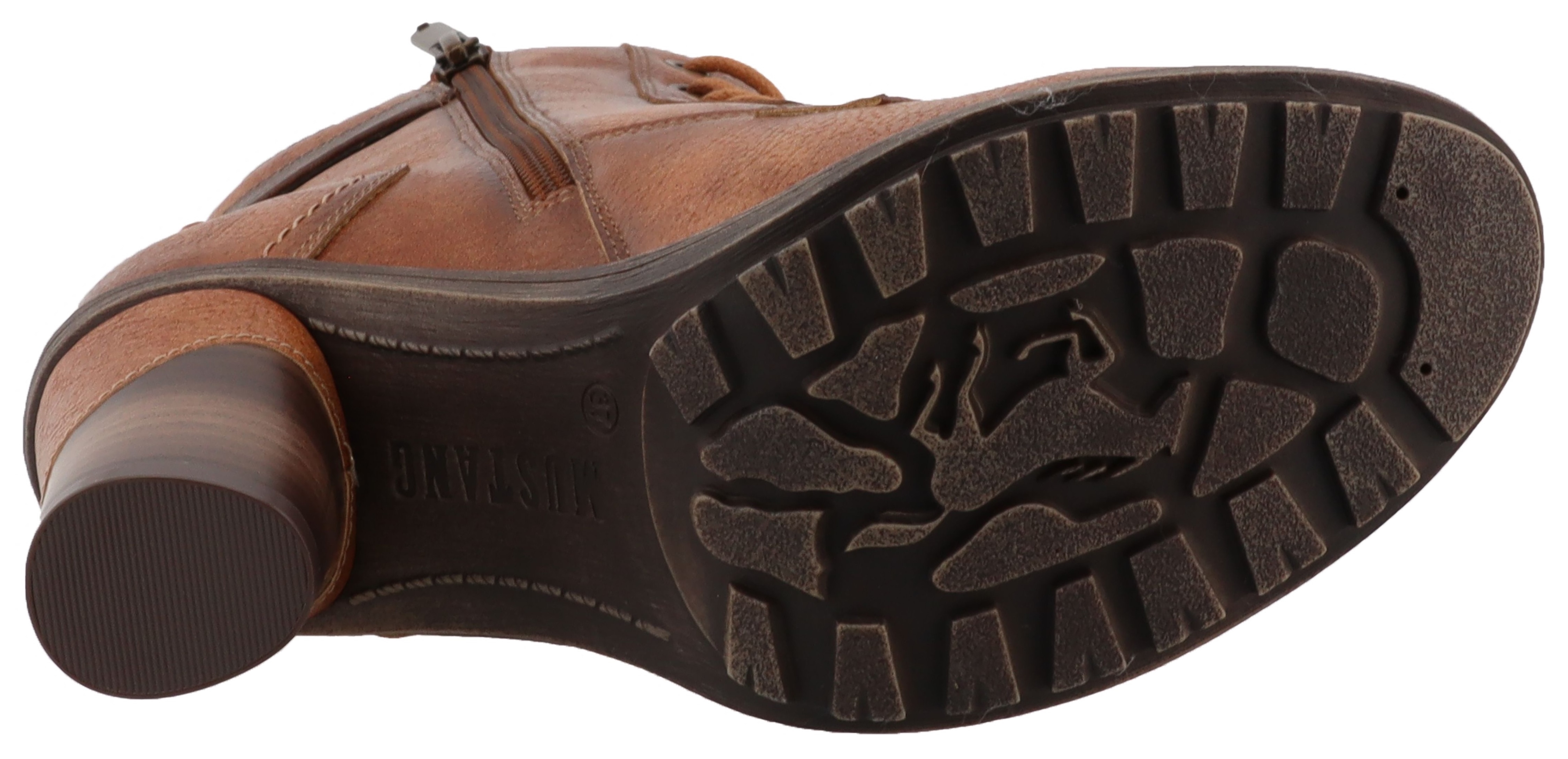 Thumbnail - Mustang Shoes Winterstiefelette "Palma" Schnürstiefelette, Winterboots mit modischem Absatz