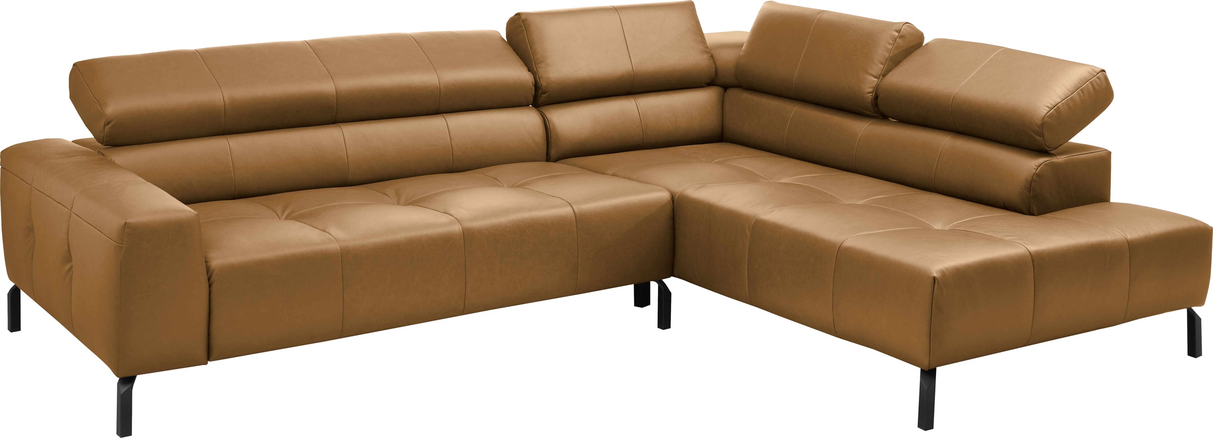 Places of Style Ecksofa »Cleveland, L-Form, incl. Kopfteilverstellung, Breite 276 cm«, wahlweise elektrischer Sitzvorzug