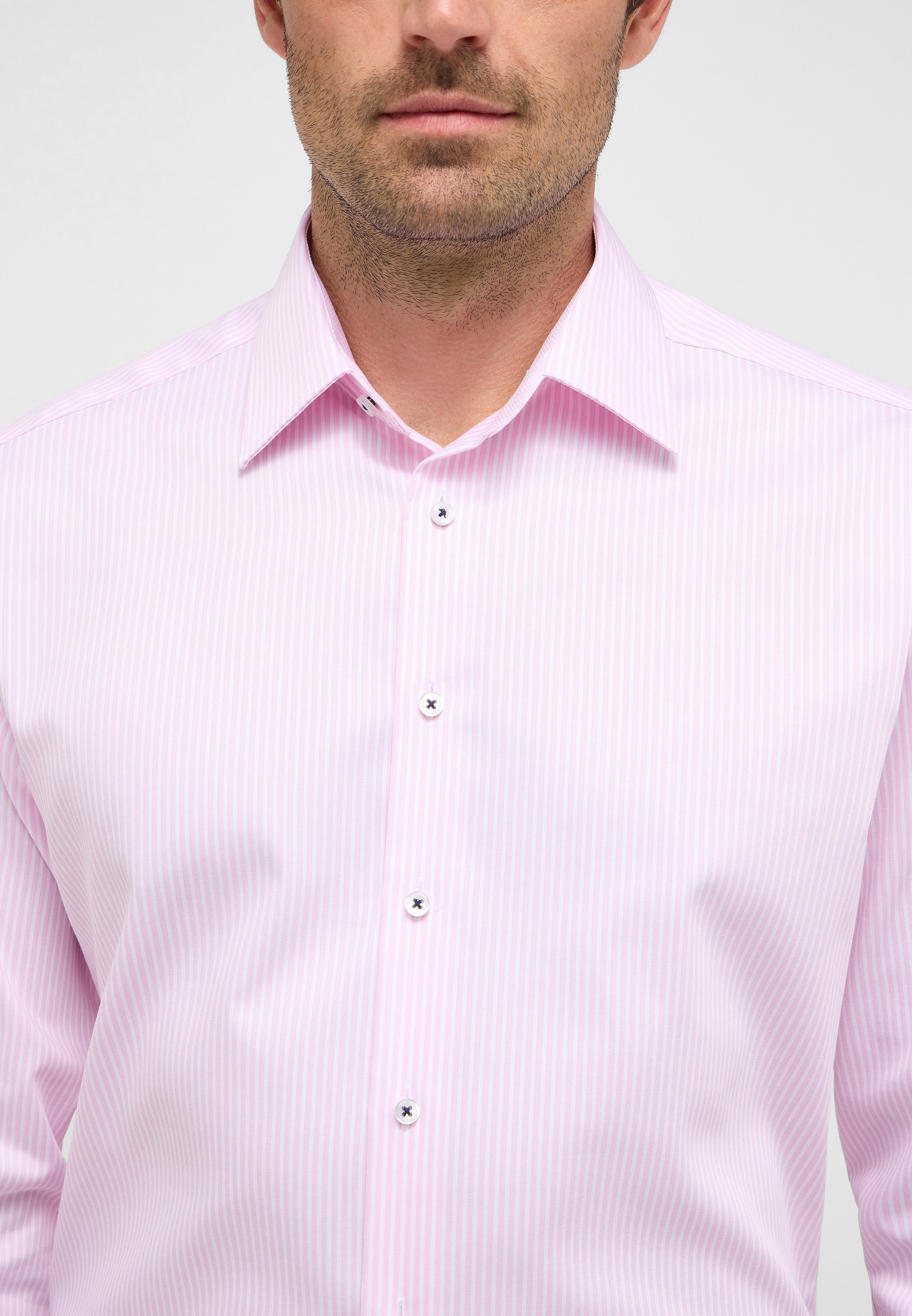 Eterna Langarmhemd »MODERN FIT«, NON IRON (bügelfrei)