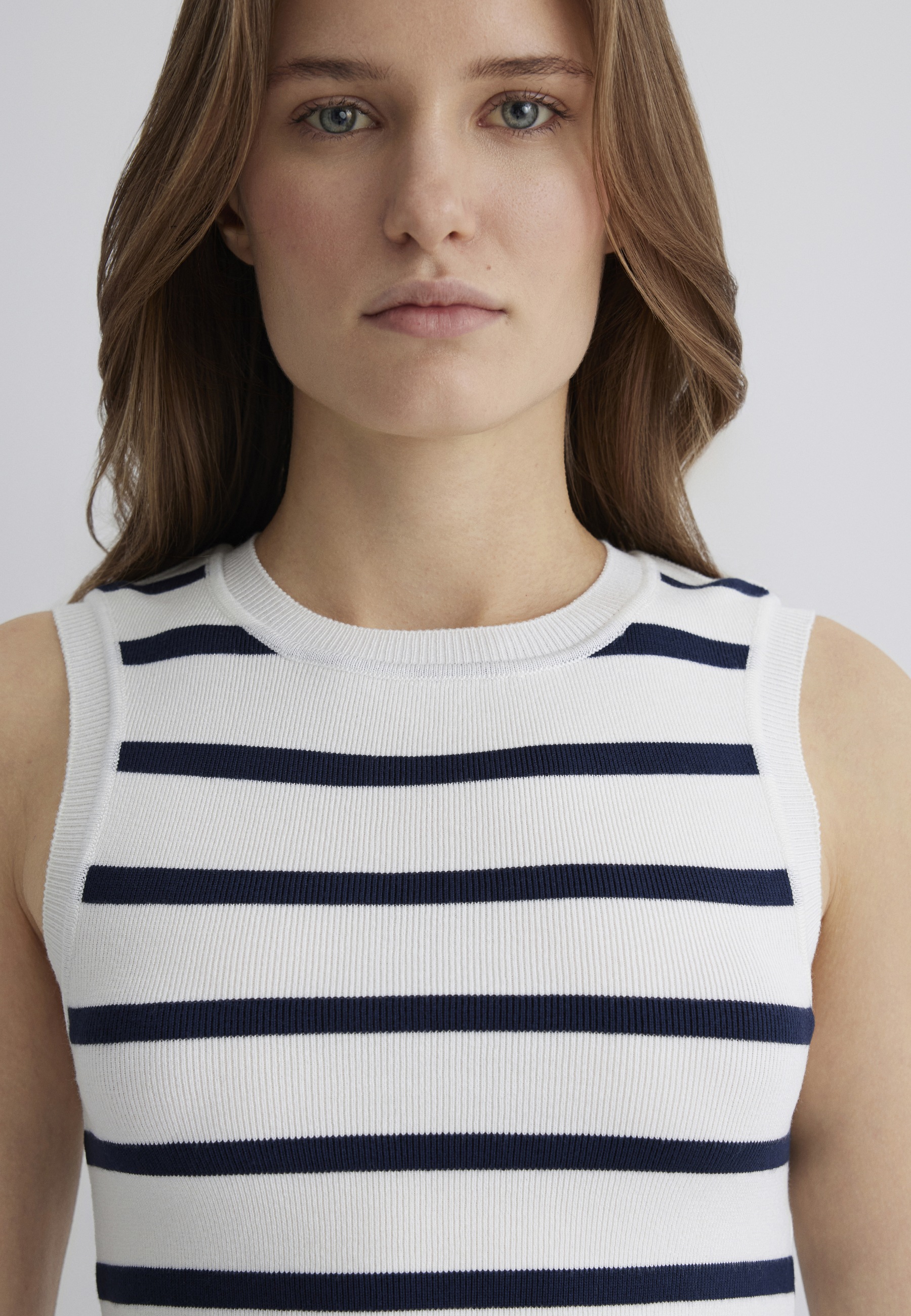 Mavi Strickpullover »NONSLEEVE TRICOT«, Top ärmellos
