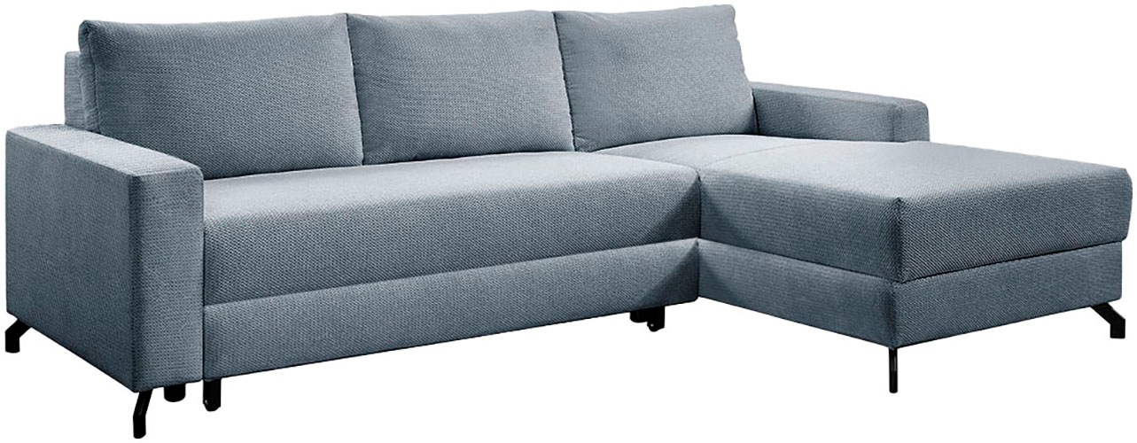 exxpo - sofa fashion Ecksofa "Quattro L-Form, B/T: 247/162 cm", wahlweise m günstig online kaufen