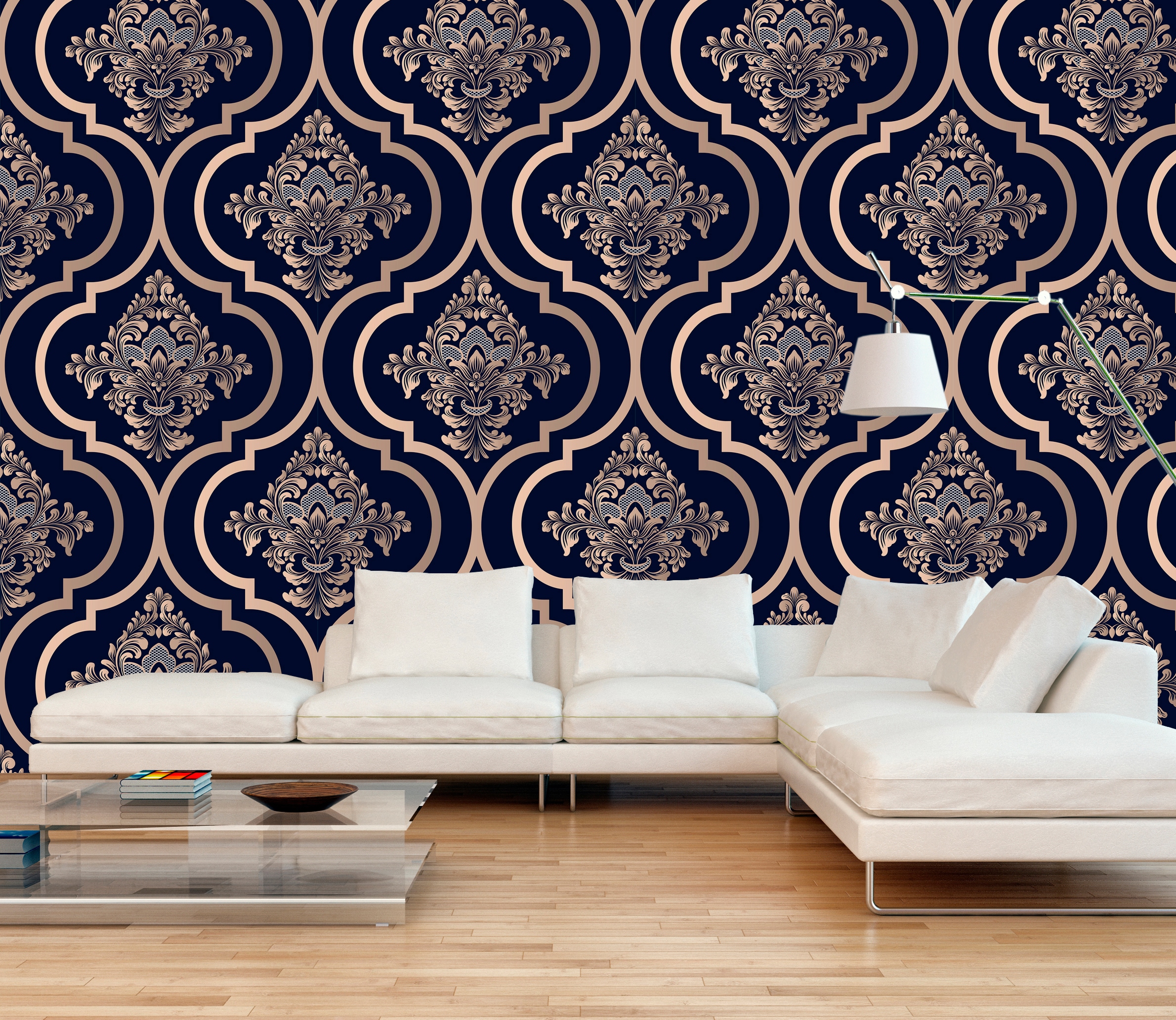 queence Vinyltapete »Lagertha«, bedruckt-Barock-Antikoptik-Kunst, 90x250cm, selbstklebend, kinderleichte Anbringung, Sticker