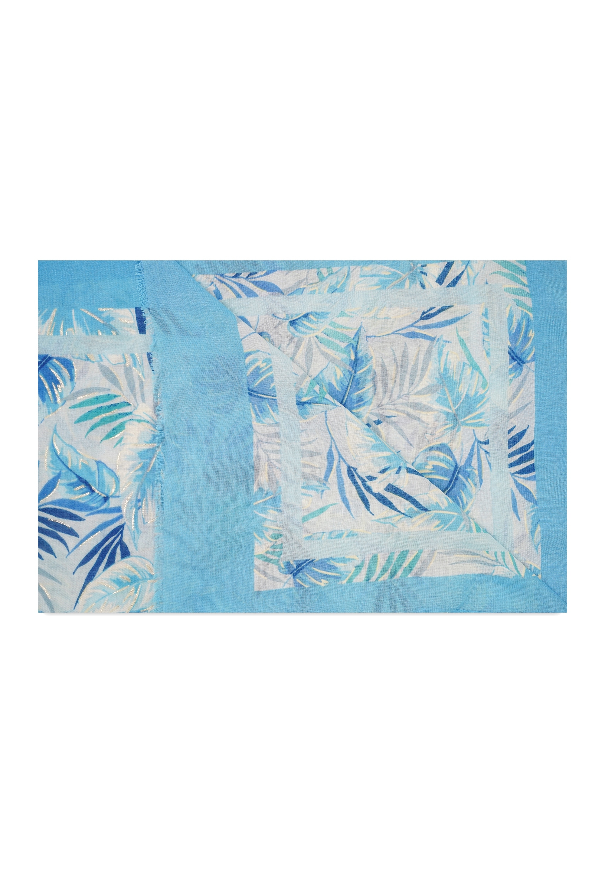 Harpa Modeschal »SEDA« mit Botanik-Print und Metallic-Effekt