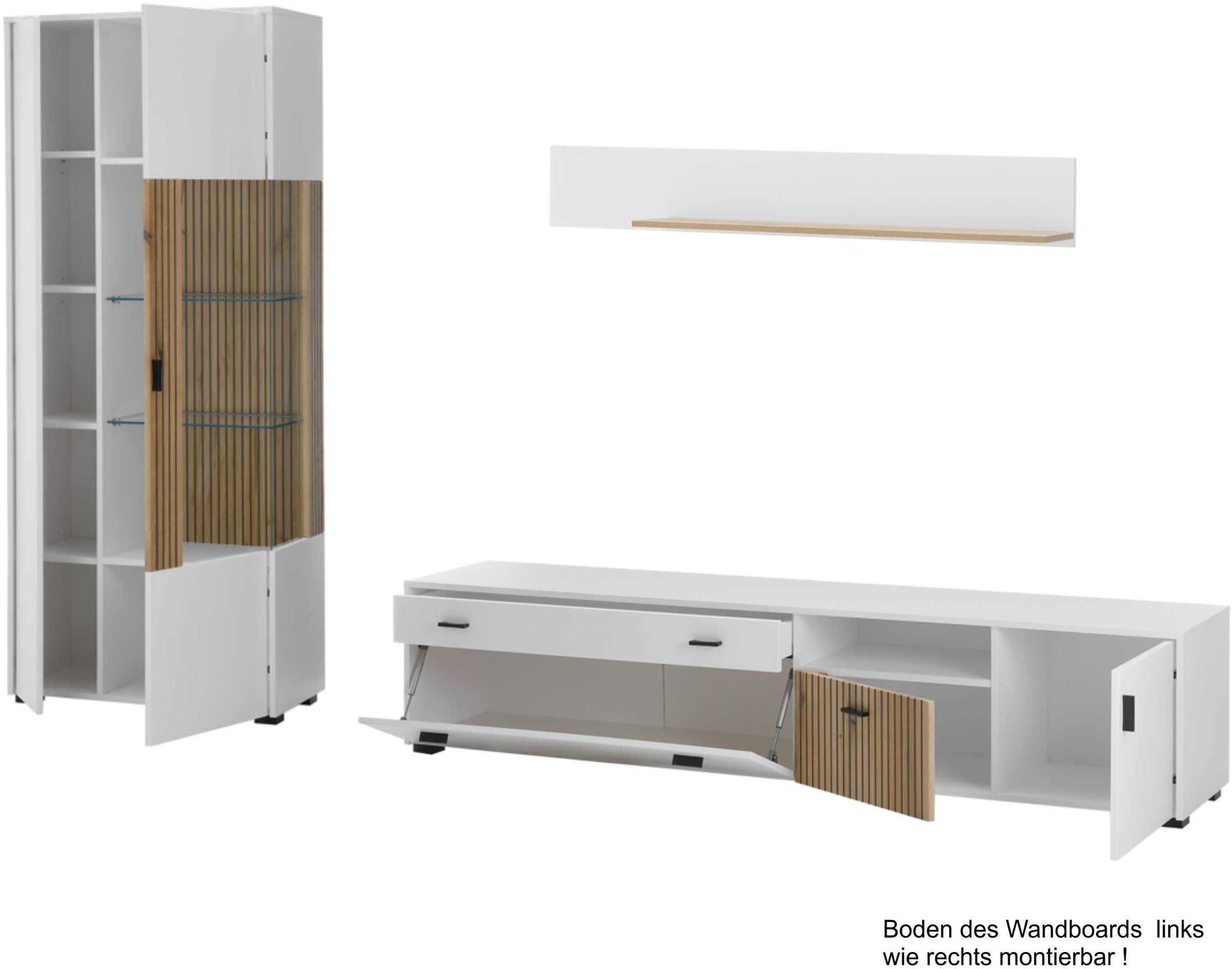 Thumbnail - Home affaire Wohnwand "HUDSON" Set, 3 Stk. tlg.