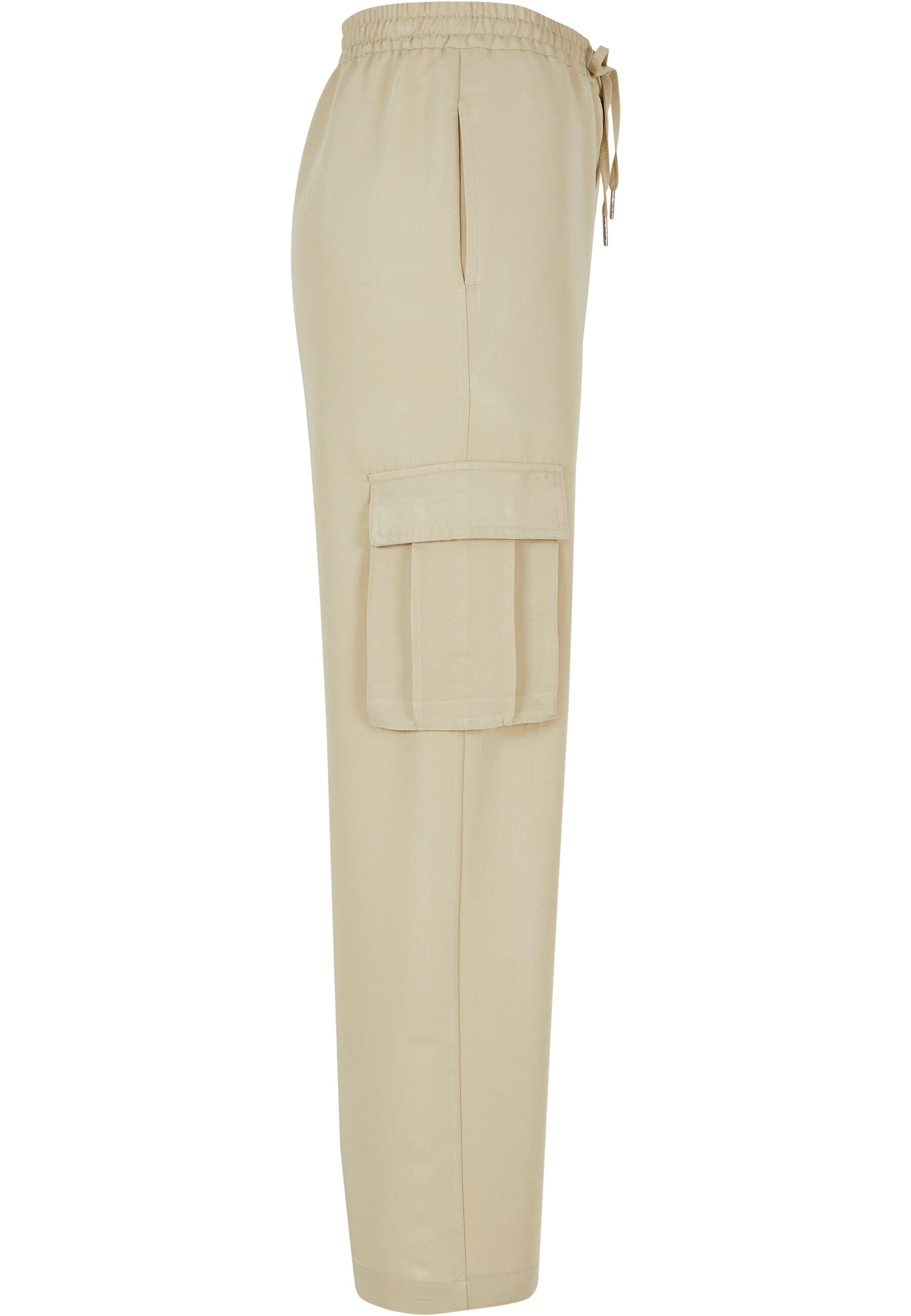 URBAN CLASSICS Cargohose »Damen Ladies Vicose Straight Leg Cargo Pants«, (1  tlg.) für kaufen | BAUR