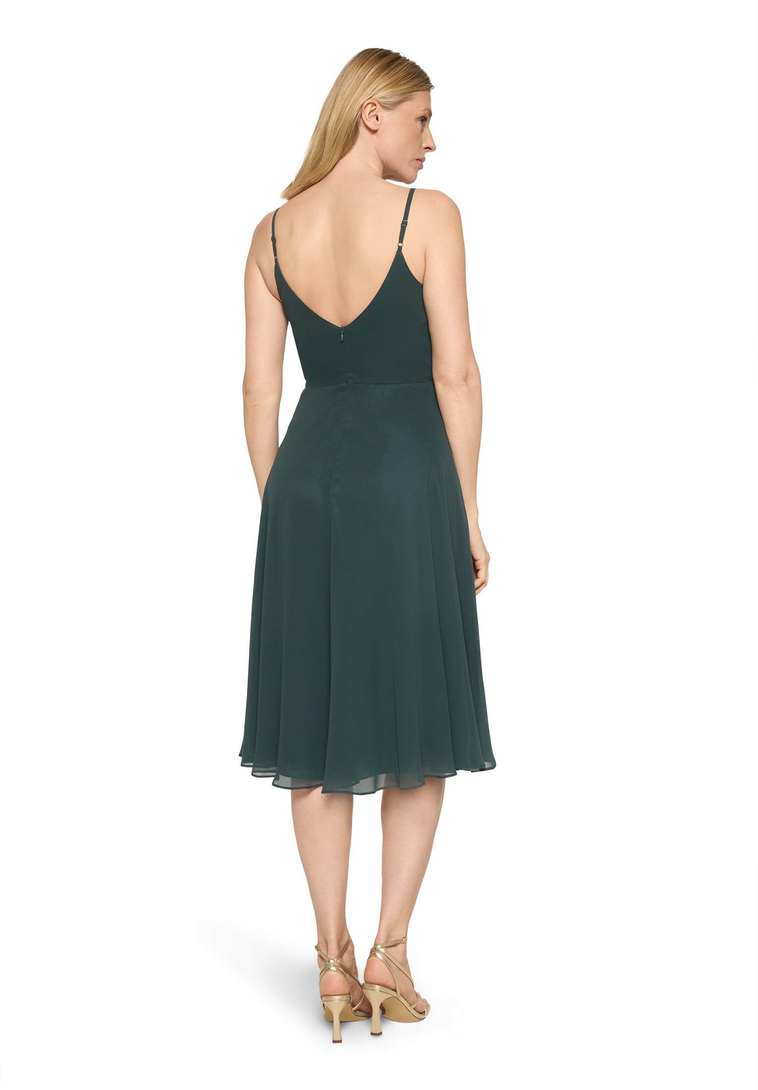 Vera Mont Chiffonkleid »Damen mit V-Ausschnitt« Ohne Tasche