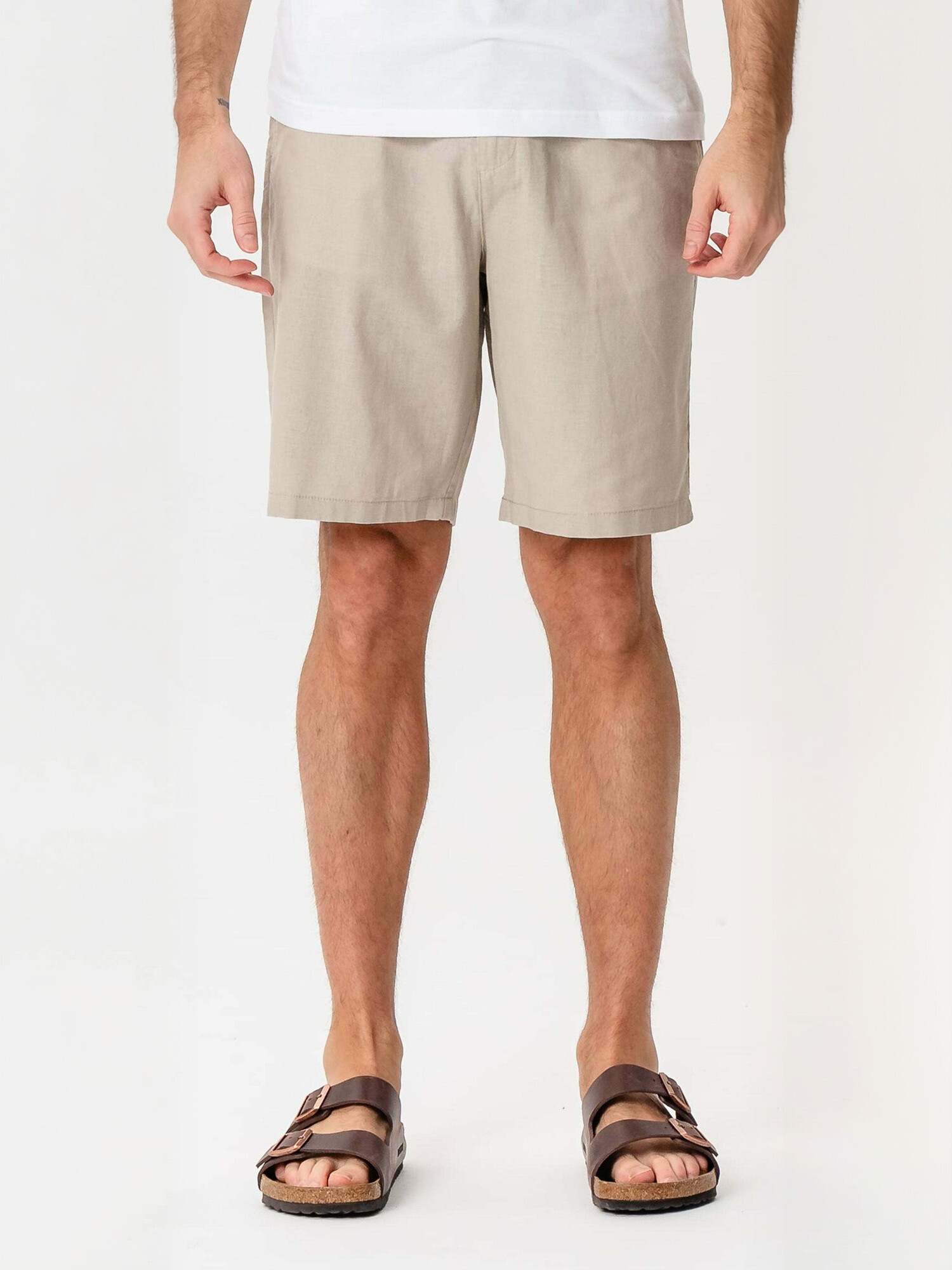 TeeShoppen Shorts "TEESHOPPEN Shorts Linen Blend"
