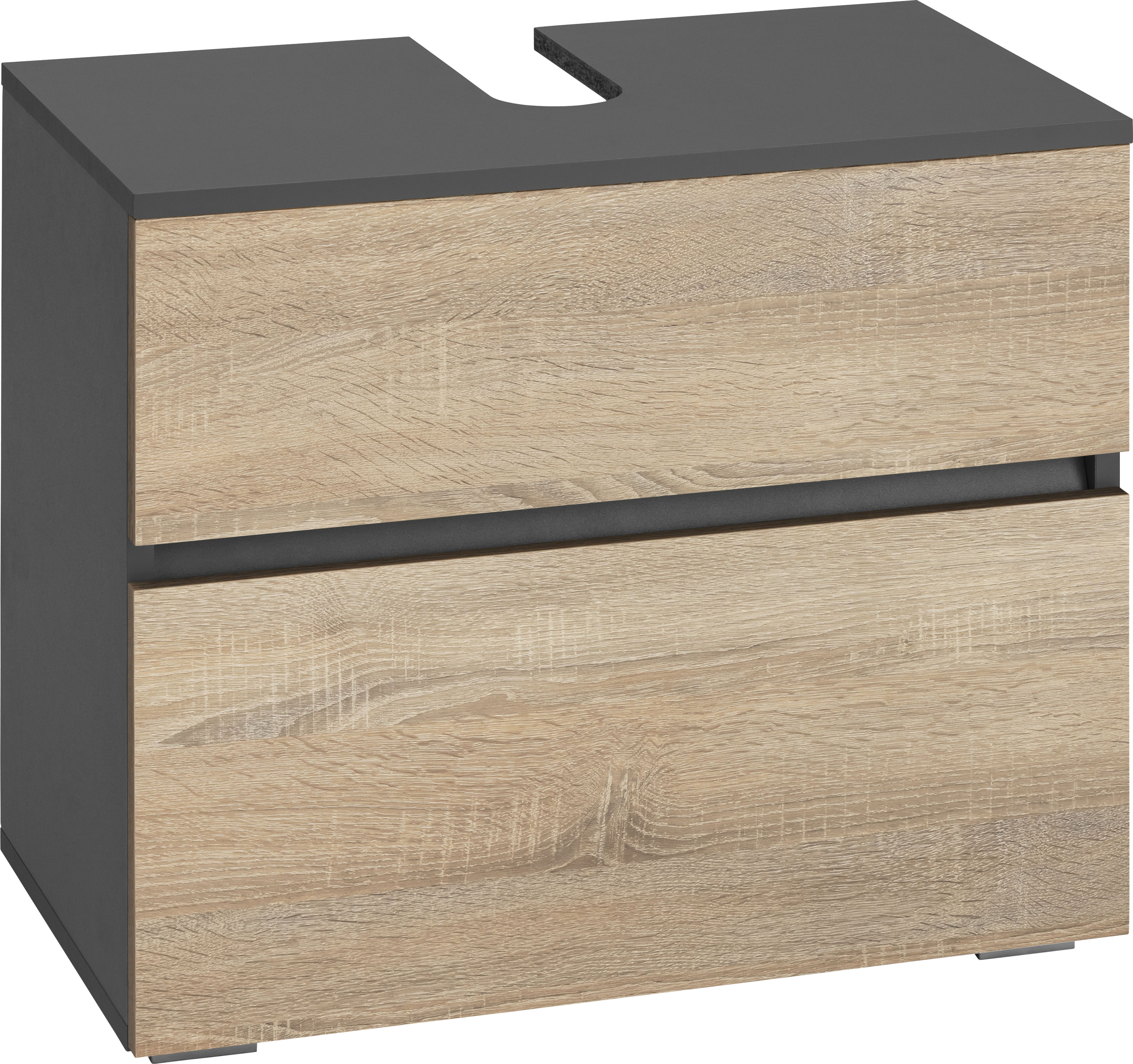 Waschbeckenunterschrank »Wisla«, Siphonausschnitt, Tür Push-to-open-Funktion, Breite...
