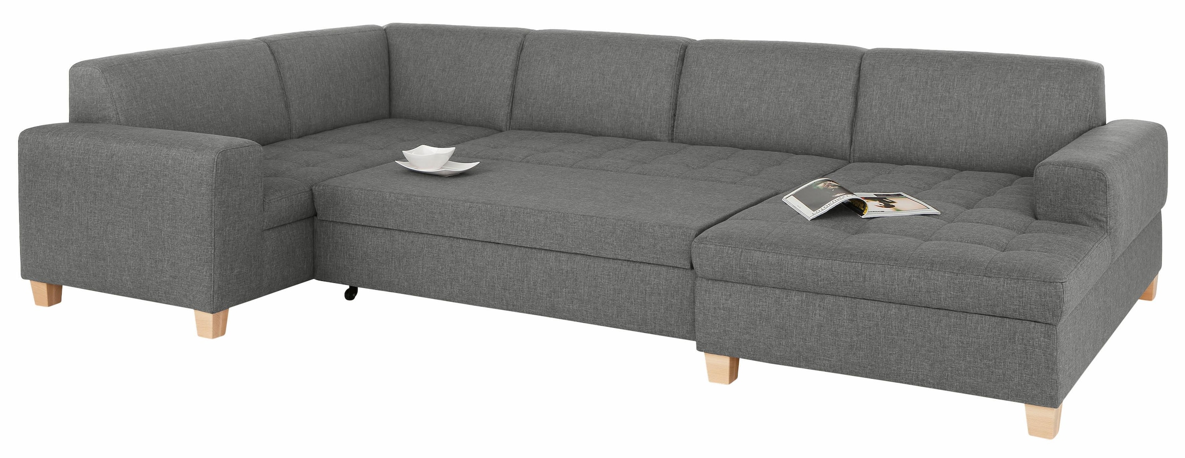 Home affaire Sofa »Corby U-Form« patogi su miegojim...