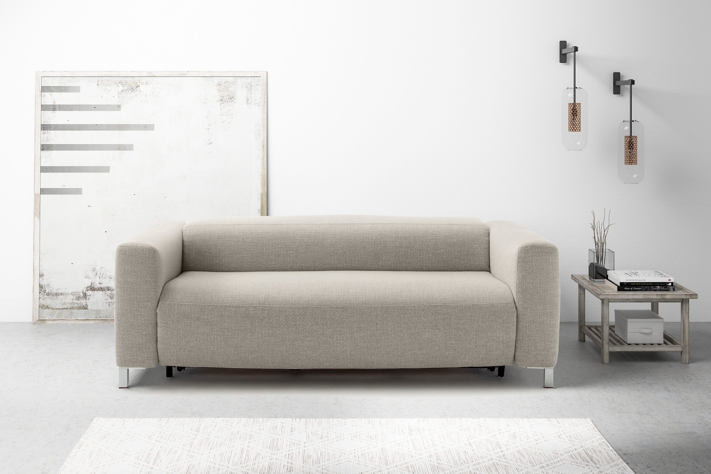 PLACES OF STYLE Schlafsofa »Quarto dėl Dauerschläfer t...