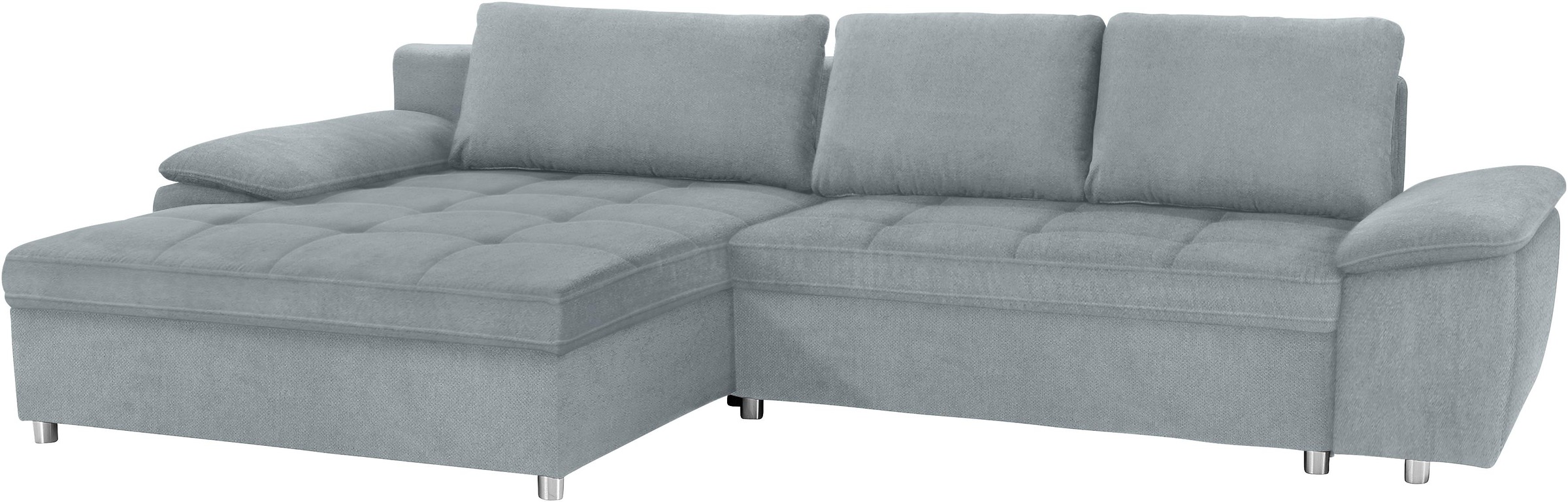 sit&more Ecksofa Labene, wahlweise mit Bettfunktion und Bettkasten, inkl. Rückenkissen