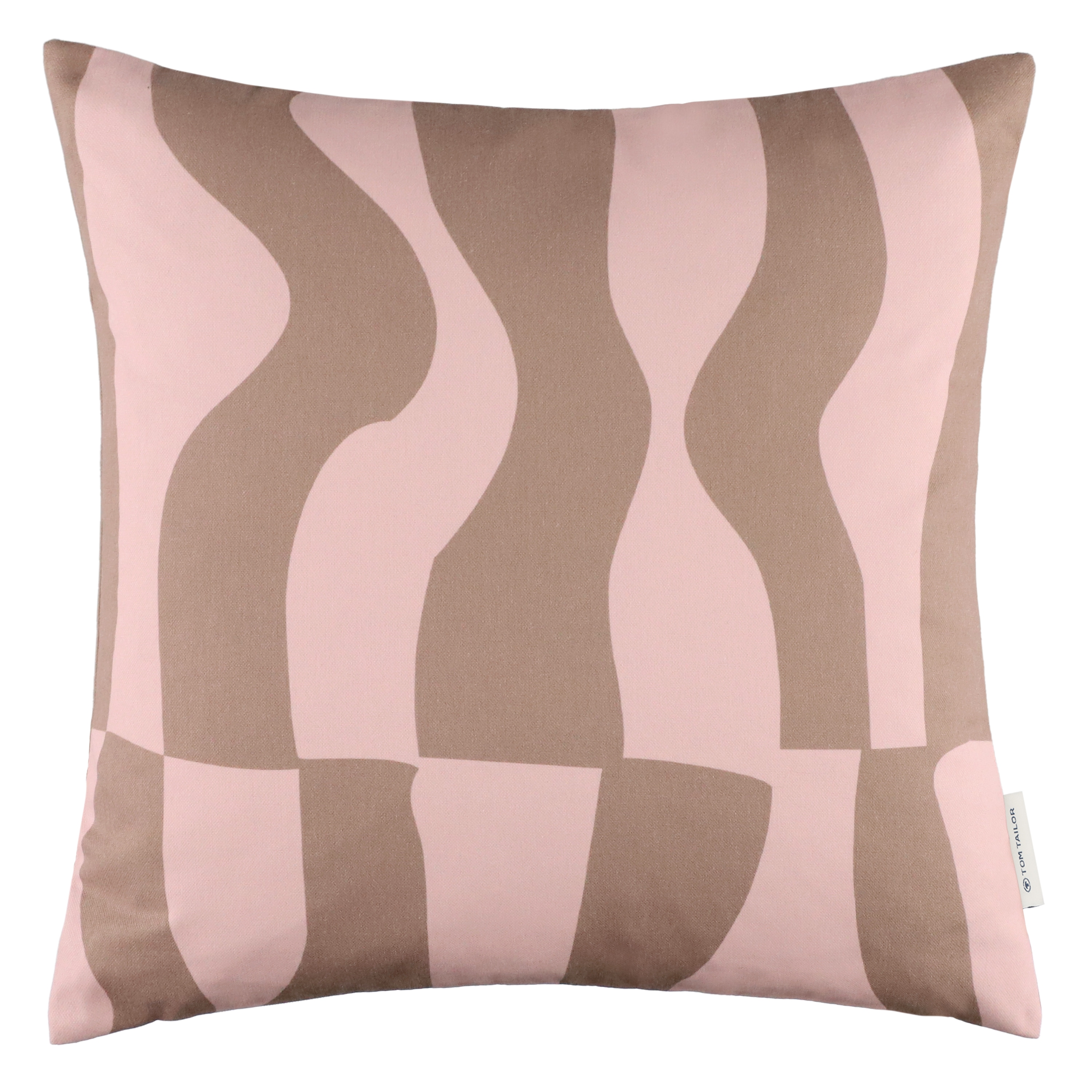 TOM TAILOR HOME Kissenbezug "Modern Waves" modernes Wellenmotiv