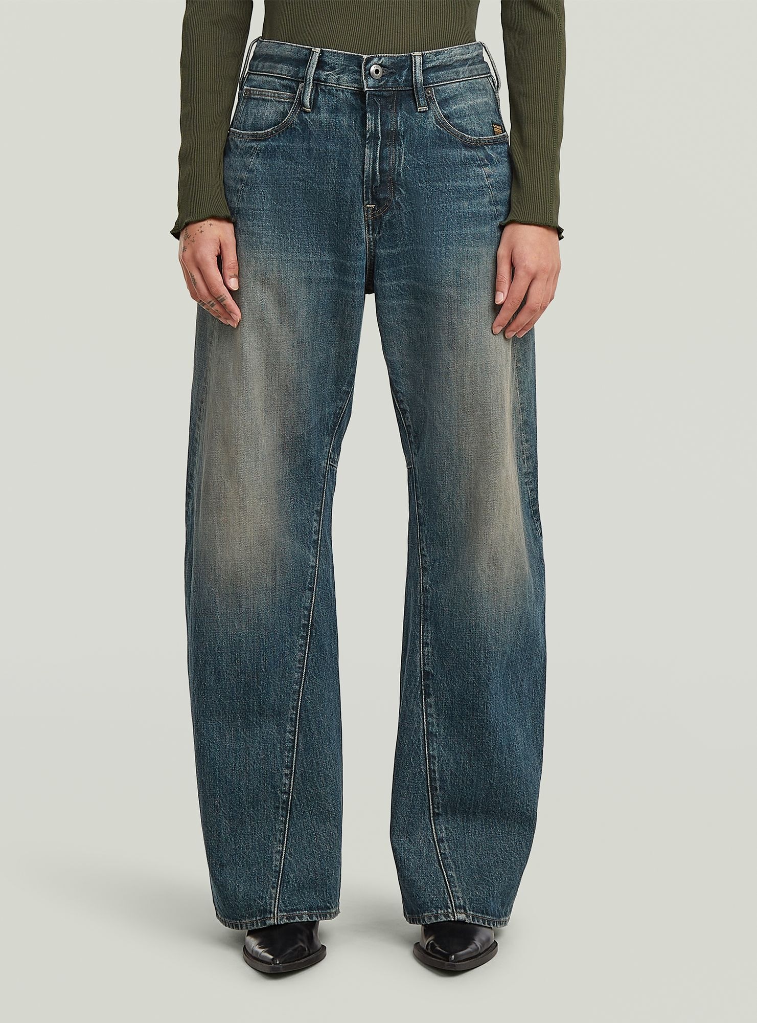 G-STAR Regular-fit-Jeans »Contor Barrel Wide Jeans«