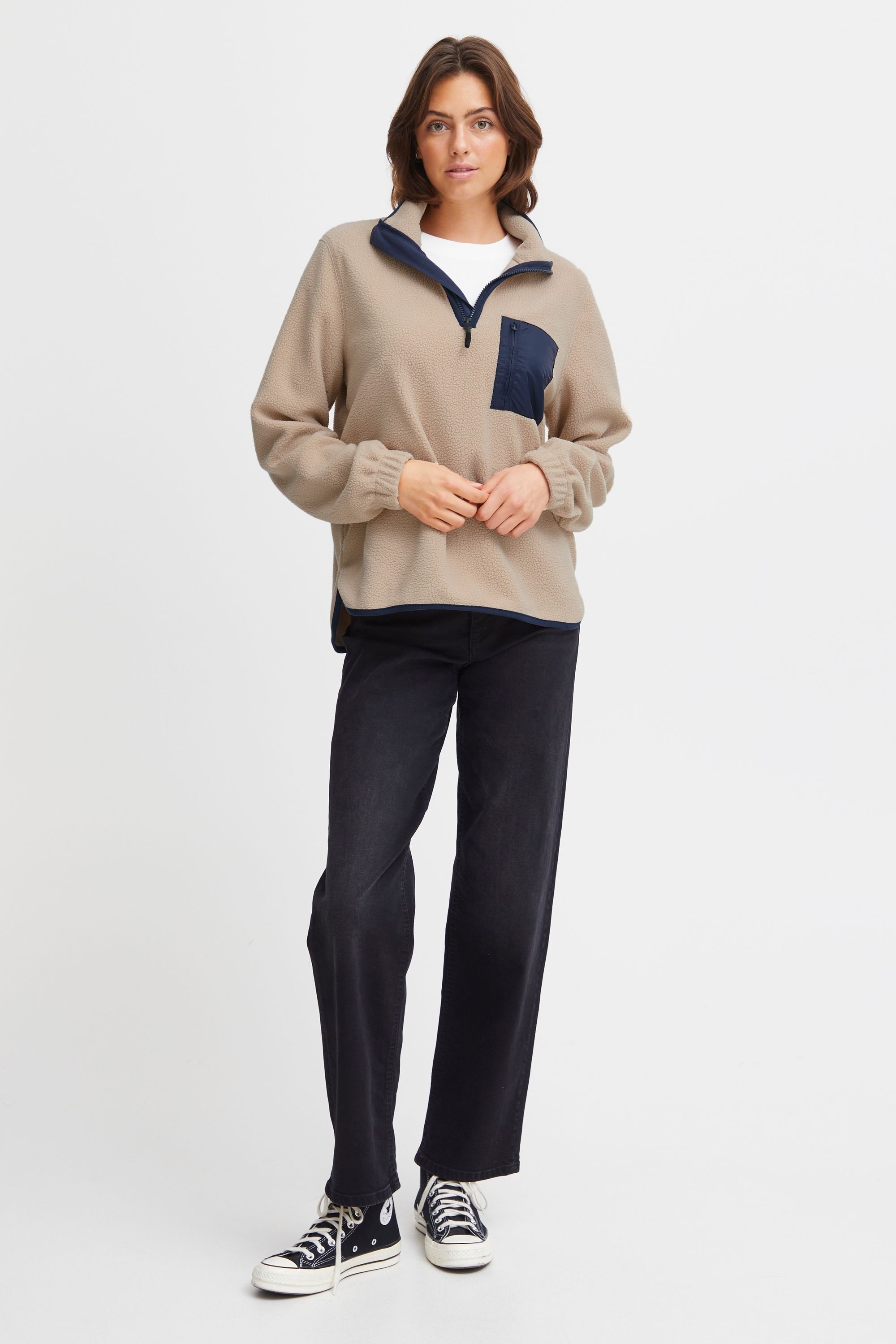 OXMO Sweater "Troyer OXPiala" günstig online kaufen