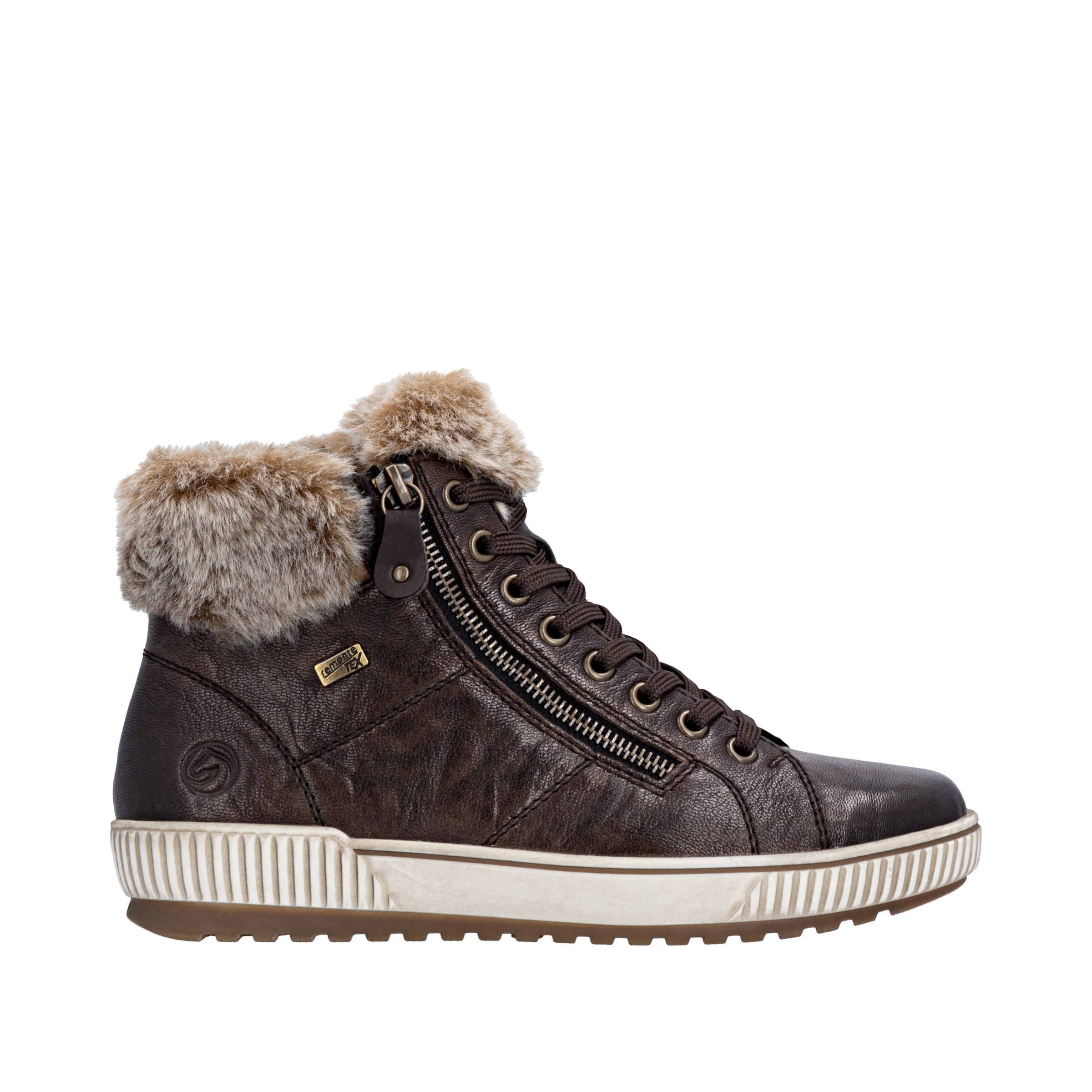 Remonte Winterboots, Plateau, Outdoorschuh Schnürboots mit wasserabweisender TEX-Membran