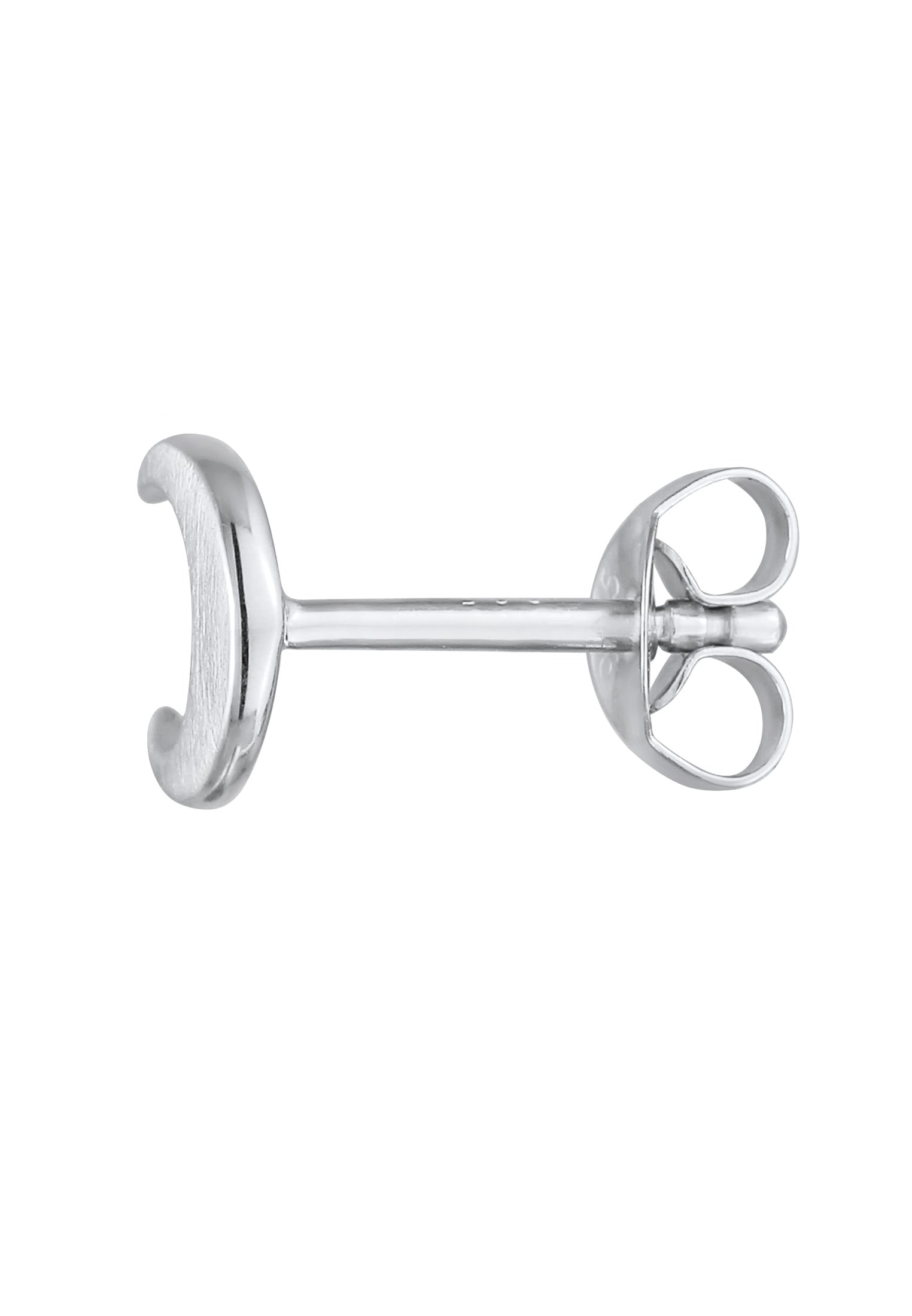 Elli Single-Ohrstecker »Single Ohrstecker Halbmond Mond 925 Silber«