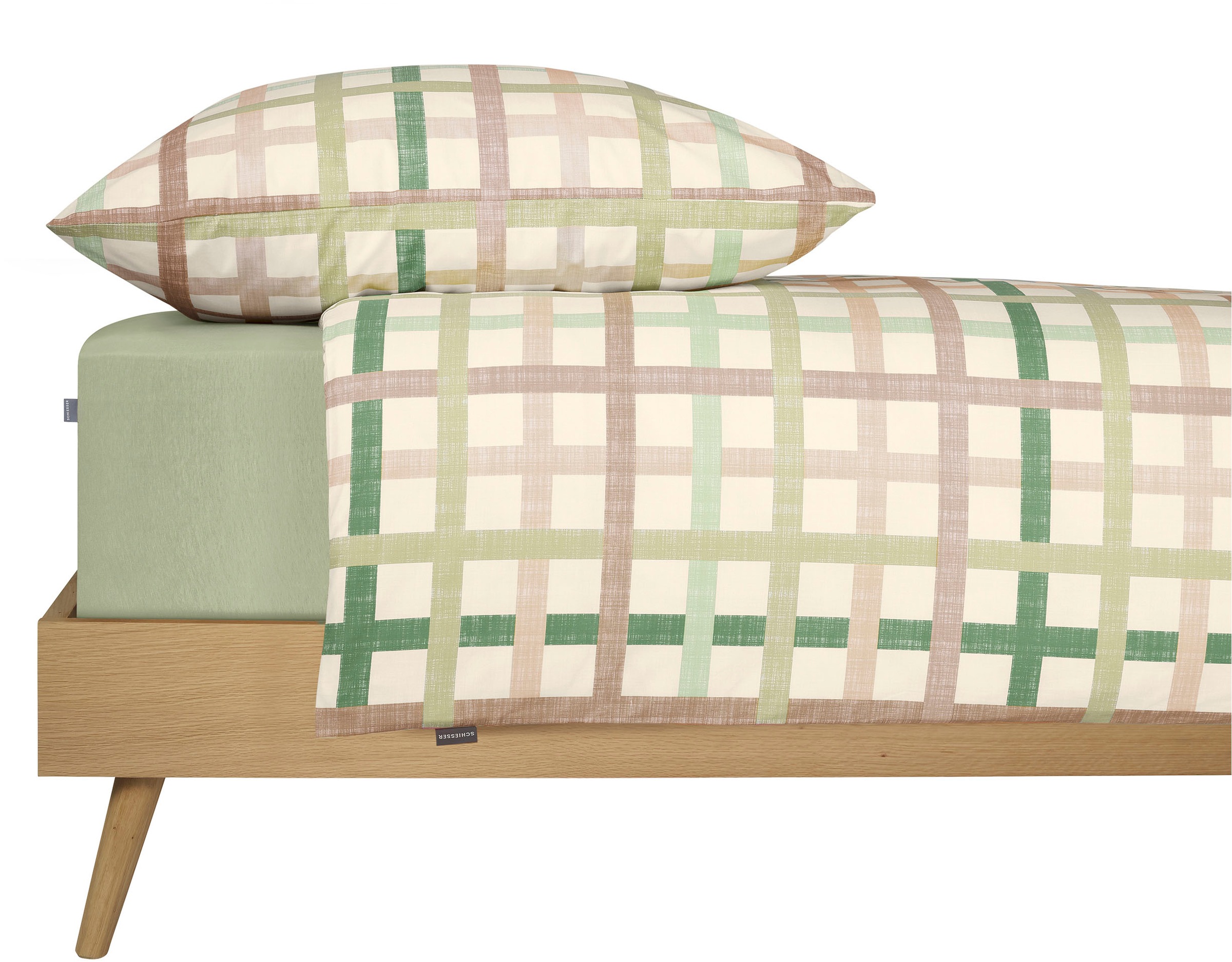 Schiesser Bettwäsche "Luiza aus weicher Baumwolle mit hübschem Karomuster" günstig online kaufen