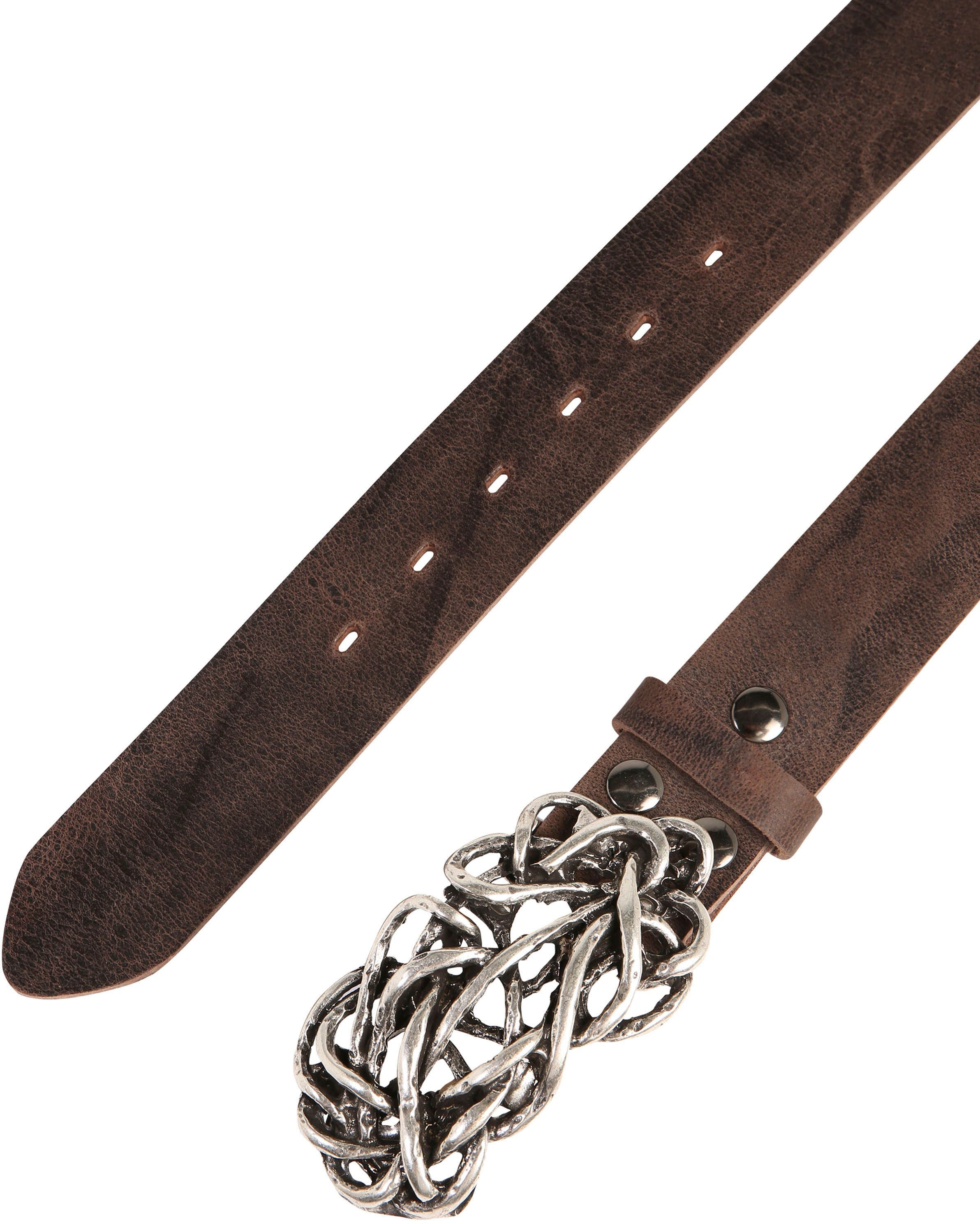 Rettungsring Gürtel Ledergürtel mit Koppelschließe in Knoten-Optik, wechsel günstig online kaufen