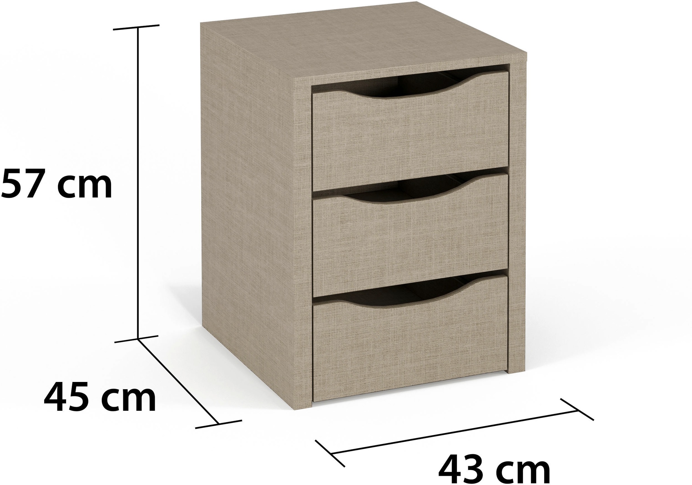 rauch Schubladeneinsatz »Zubehör für Rauch-Schränke ORANGE/BLUE«