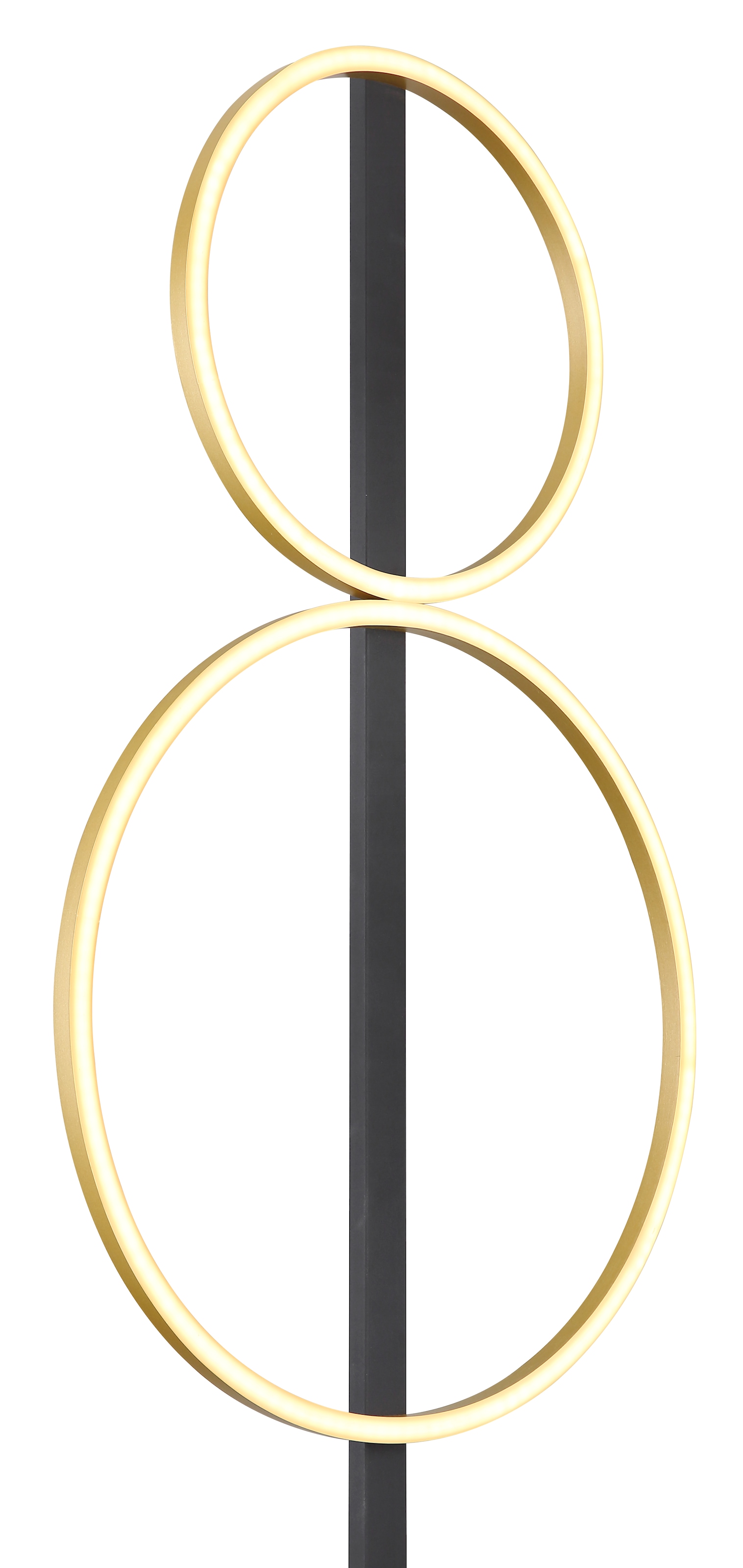 GLOBO LIGHTING LED Stehlampe »STEHLEUCHTE METALL SCHWARZ MATT, 1XLED«, Leuchtmittel LED-Modul | LED fest integriert, Stehleuchte/Wohnzimmer/Schlafzimmer/Flur
