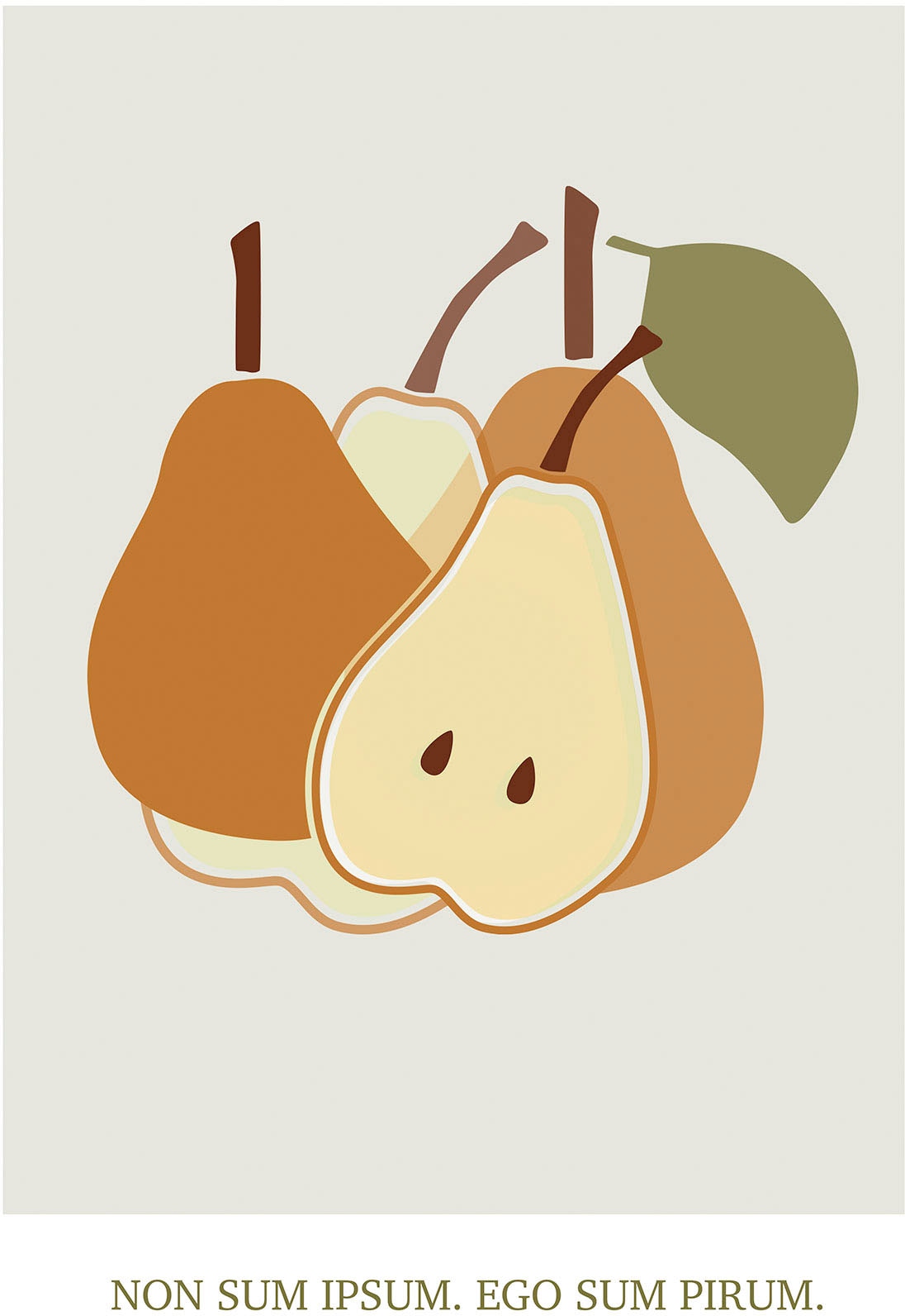Komar Paveikslas »Cultivated Pears« (1 St.) ...