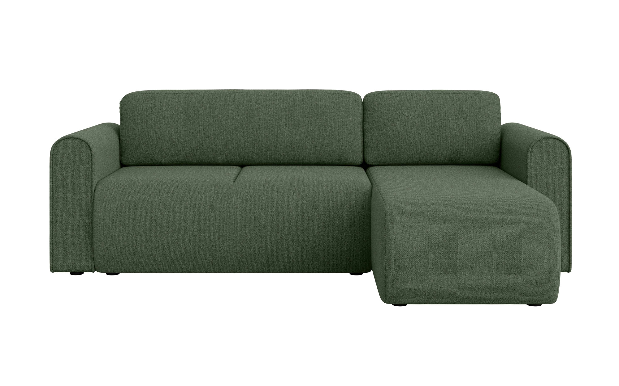 INOSIGN Ecksofa »Zacharia wahlweise Schlafsofa mit Bettkasten, B/T/H 250/166/86 cm«, L-Form mit Wellenunterfederung, Recamiere beidseitig montierbar