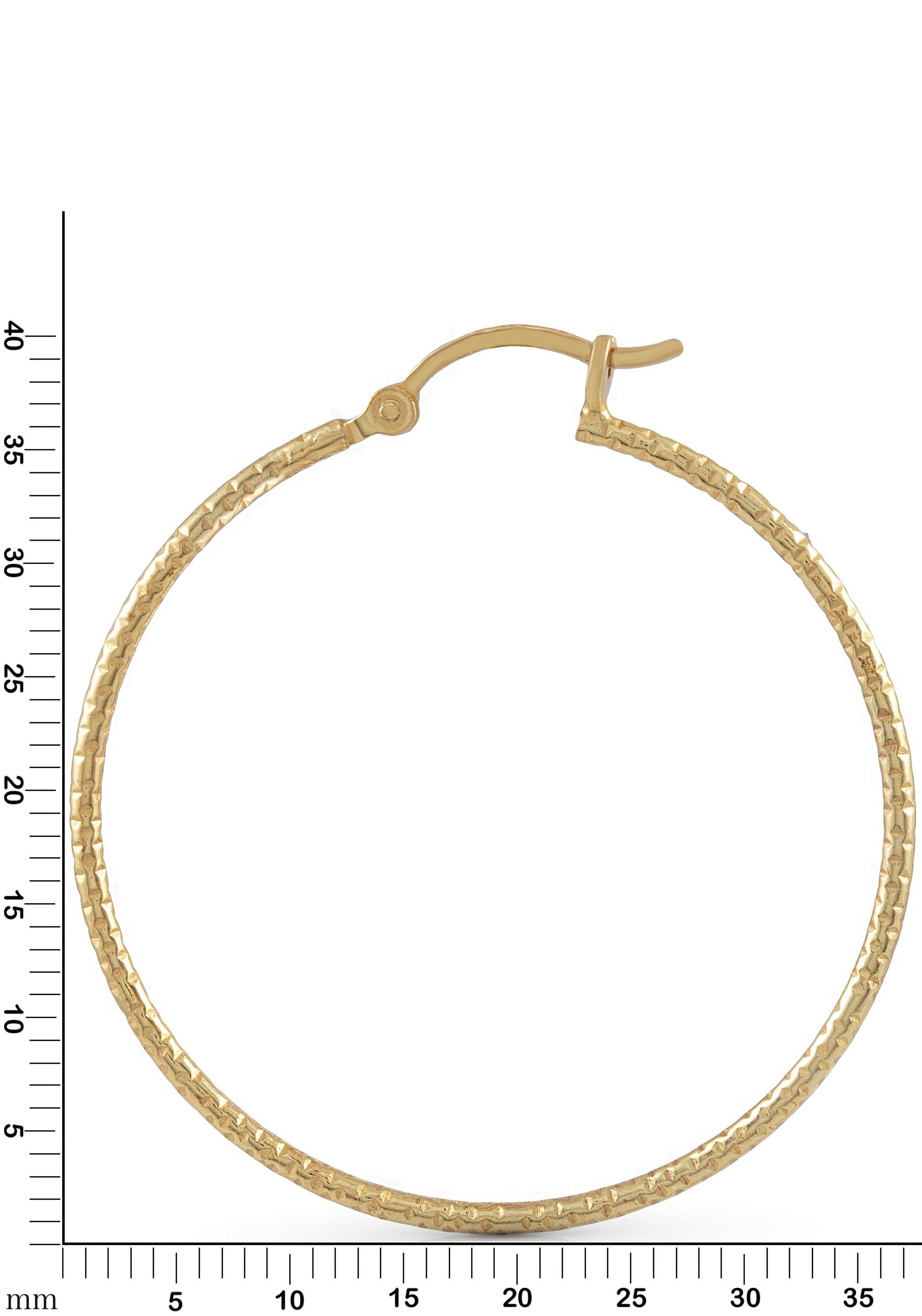 Firetti Paar Creolen »Schmuck Geschenk Silber 925 diamantiert«