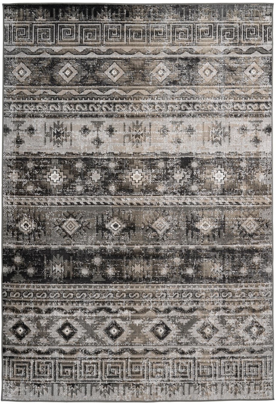 me gusta Teppich »Ariya 325«, rechteckig, 6 mm Höhe, Flachflor, gekettelt, Wohnzimmer
