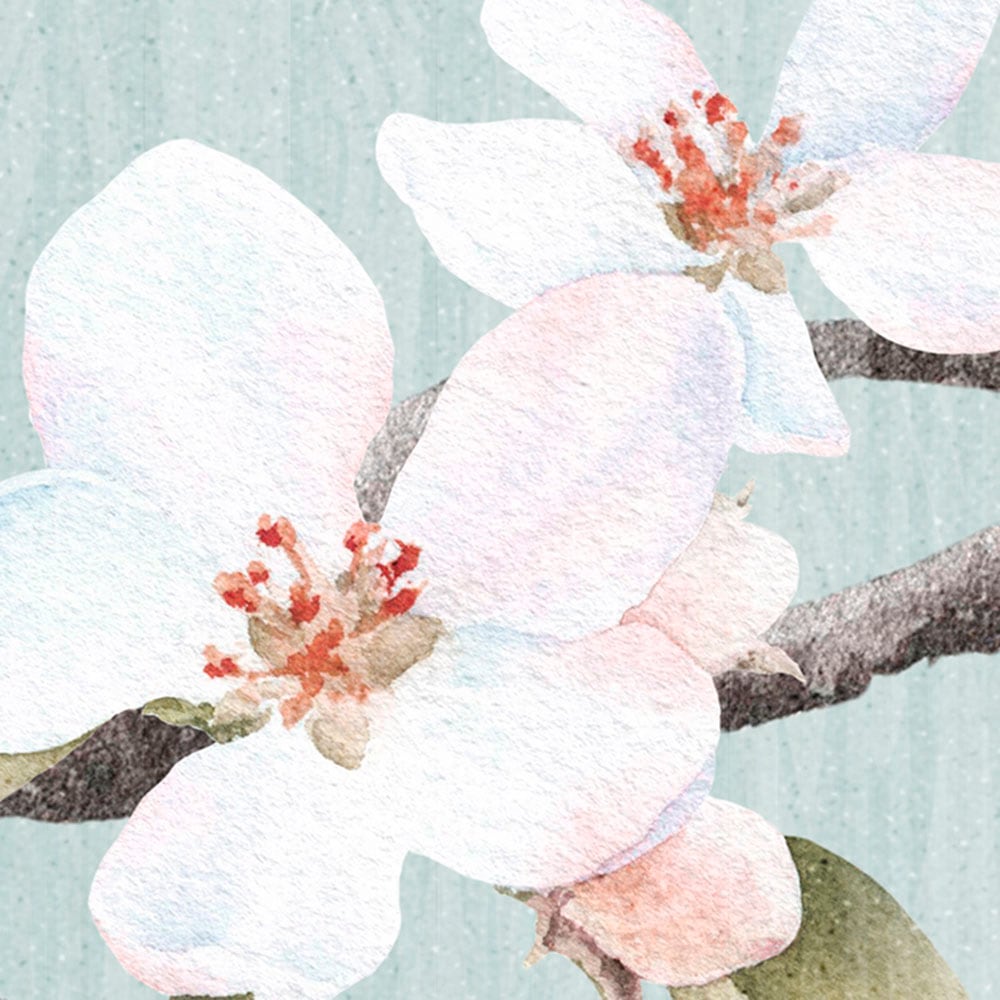 Komar Fototapete »Digitaldruck Vlies - Apple Blossom - Größe 300 x 250 cm«, bedruckt, Wohnzimmer, Schlafzimmer