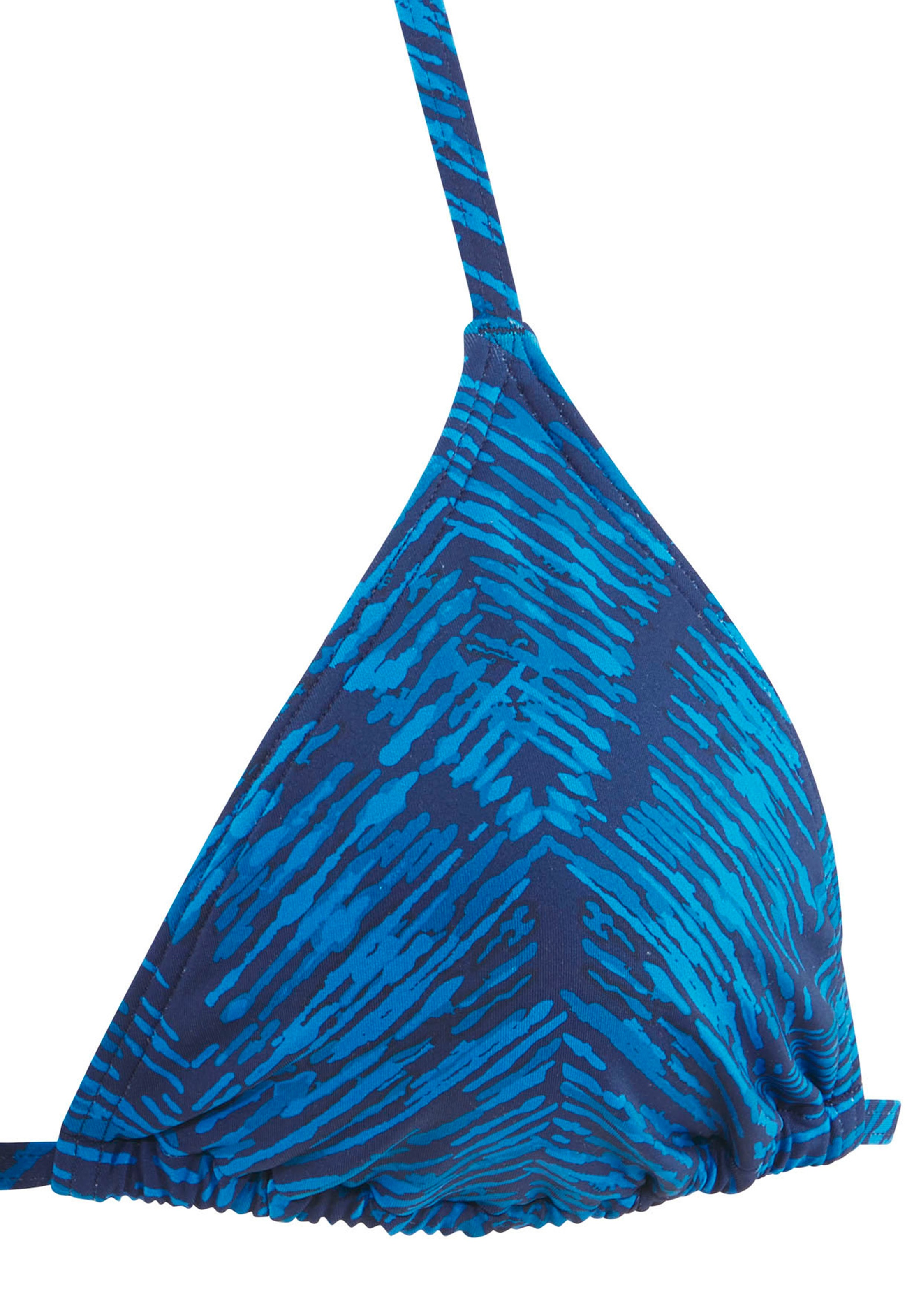 Thumbnail - JETTE Triangel-Bikini-Top "Floretta" in Ton in Ton-Harmonie