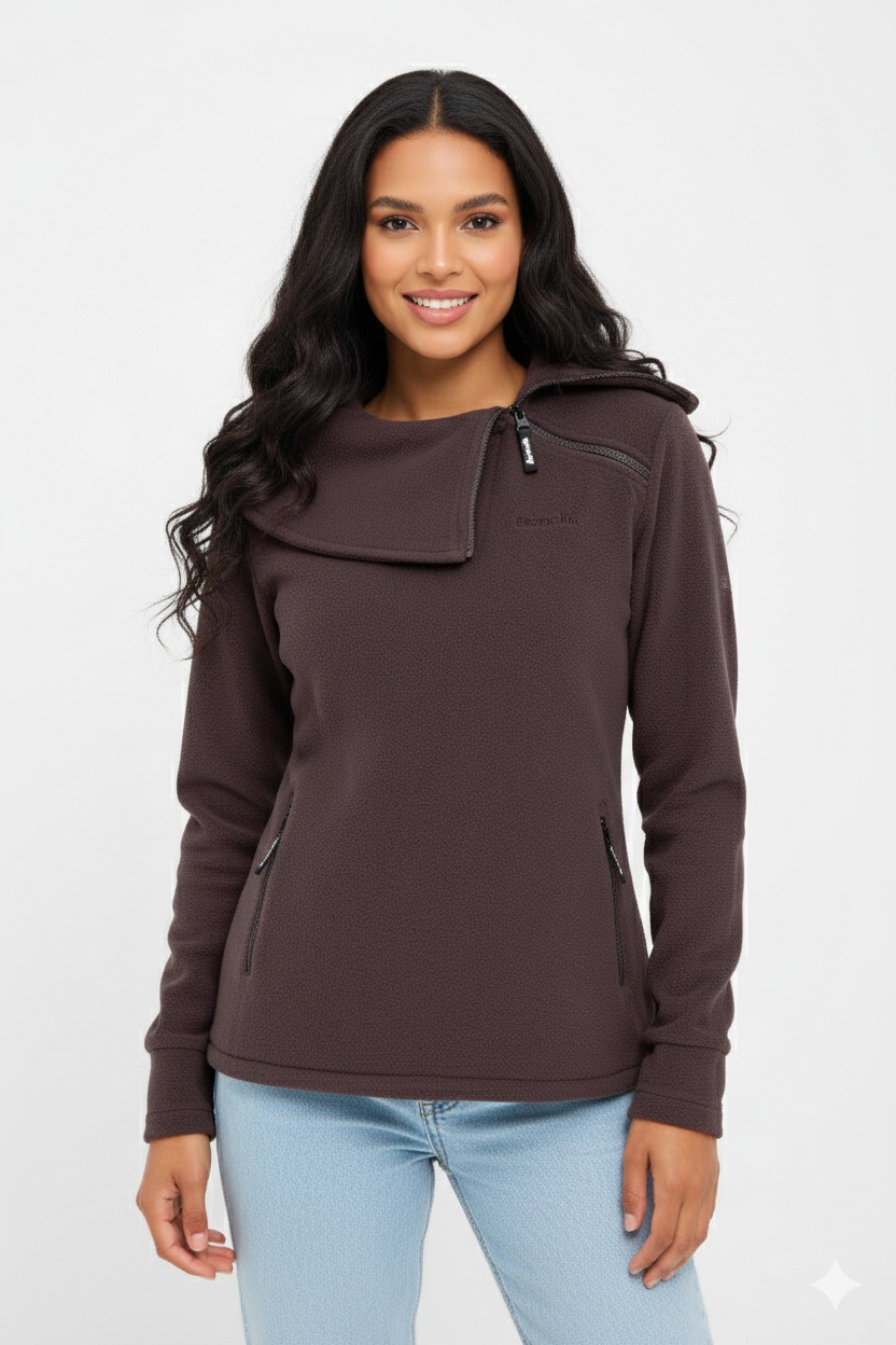 Bench. Fleecepullover "APRILLE", warmes, tailliertes Fleeceshirt mit Troyer günstig online kaufen