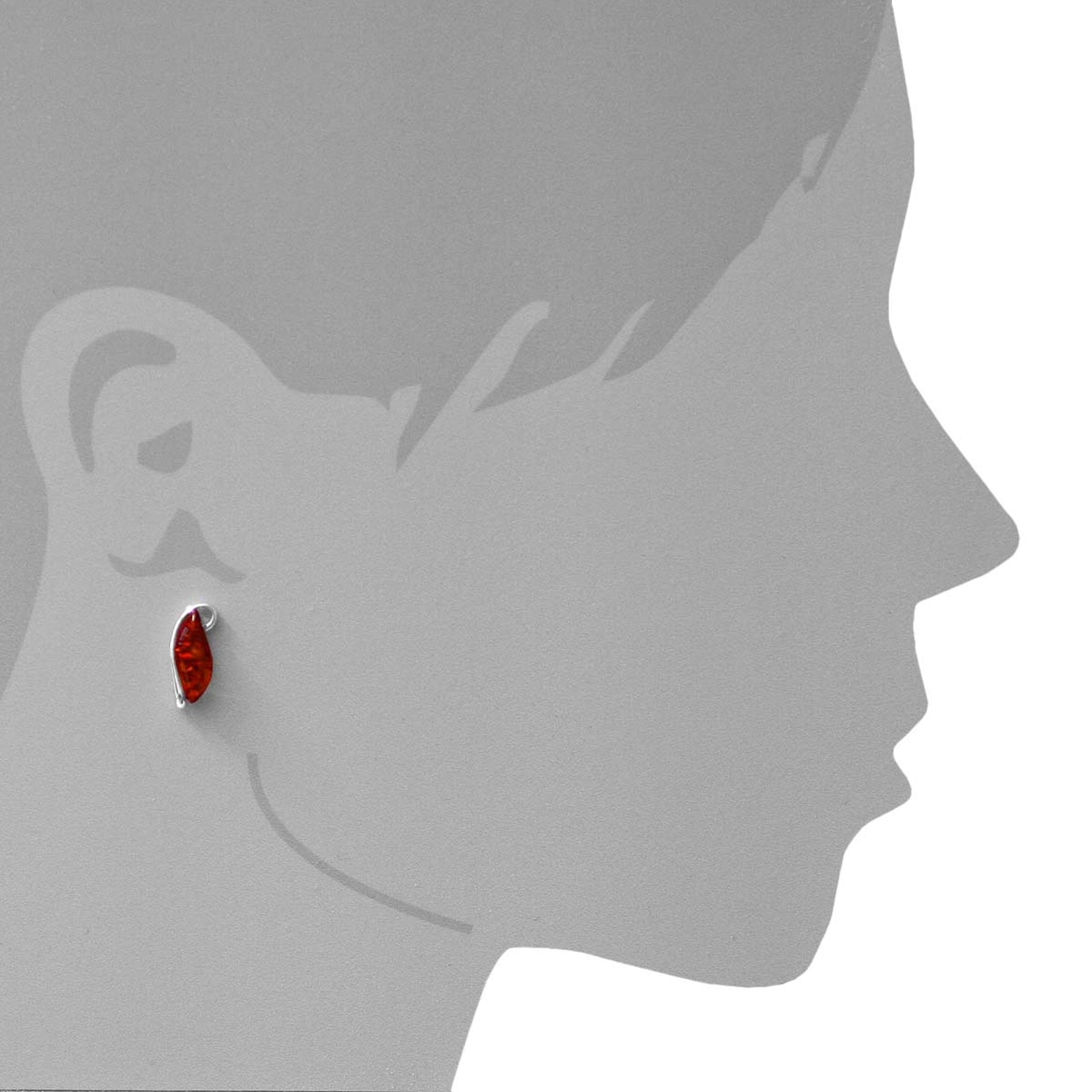 OSTSEE-SCHMUCK Paar Ohrstecker »Ostsee-Schmuck Ohrstecker Swana Ohrstecker Swana«, (2 tlg.)