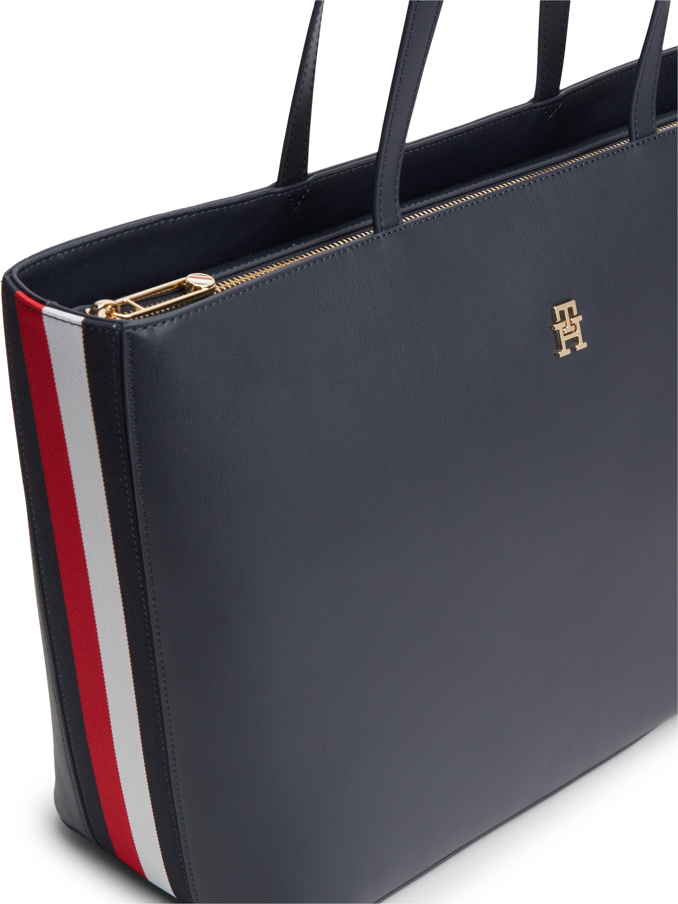 Tommy Hilfiger Tragetasche »IM LATAM SIDE CORP TOTE« Damen Schultertasche, Handtasche mit doppeltem Henkel
