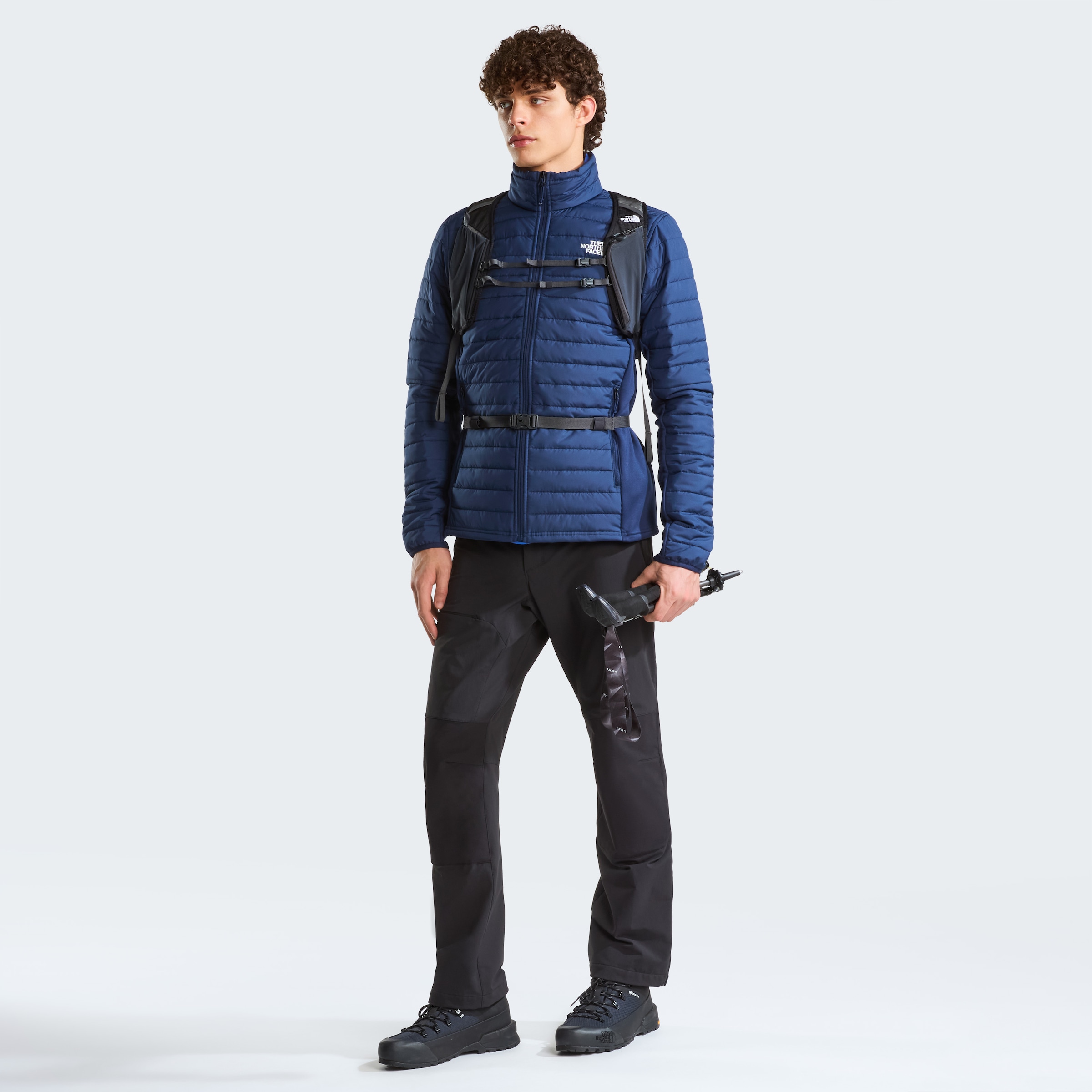 The North Face Funktionsjacke »M CANYONLANDS HYBRID JACKET« ohne Kapuze mit Stehkragen, wärmeisolierend