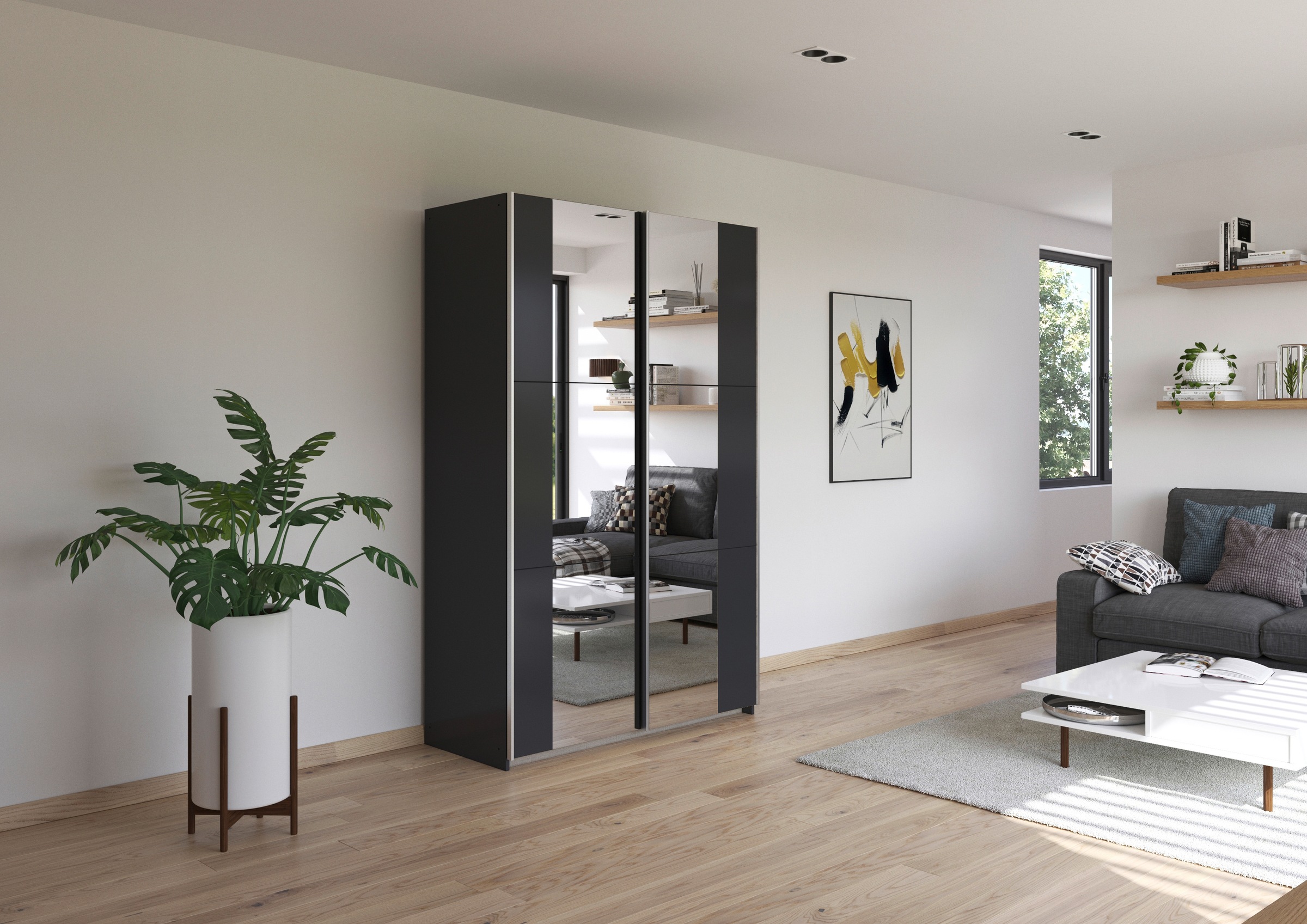 rauch Schwebetürenschrank "Kleiderschrank Drehtürenschrank Schrank Garderob günstig online kaufen