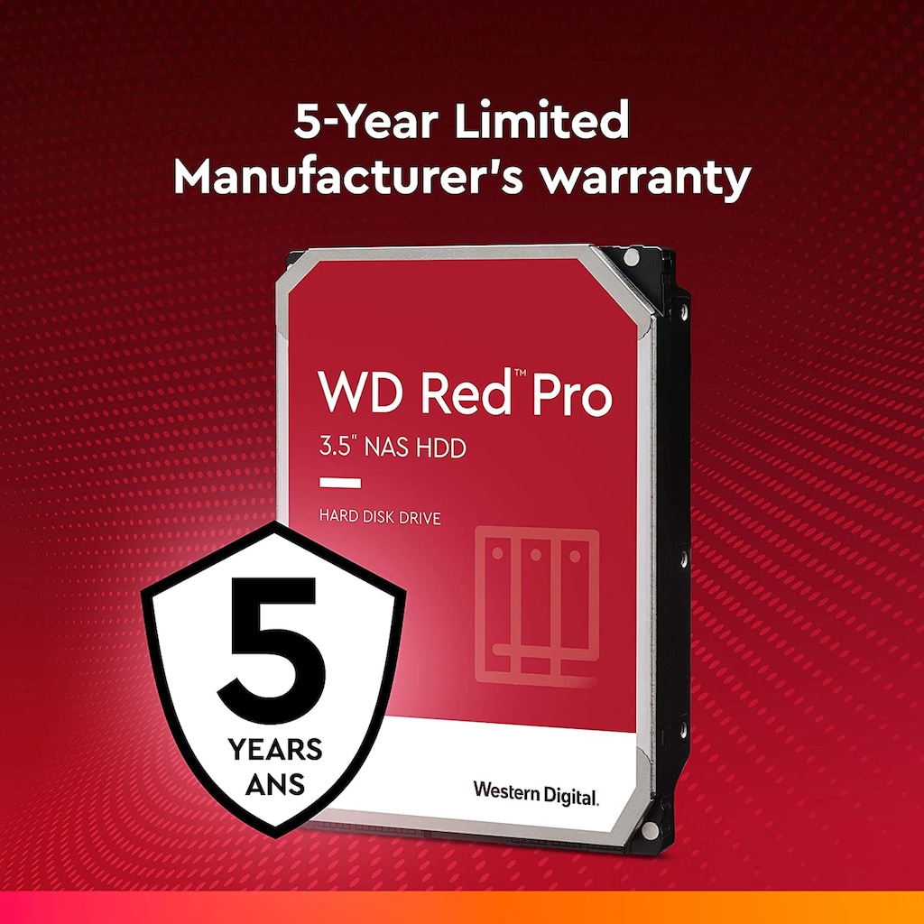 Western Digital HDD-NAS-Festplatte »WD Red Pro 20TB«, 3,5 Zoll, Anschluss SATA III