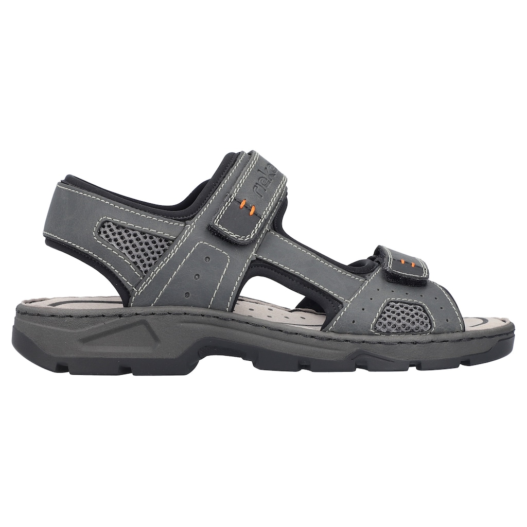 Rieker Riemchensandale, Sommerschuh, Klettschuh, Outdoorschuh, in Trekking-Optik