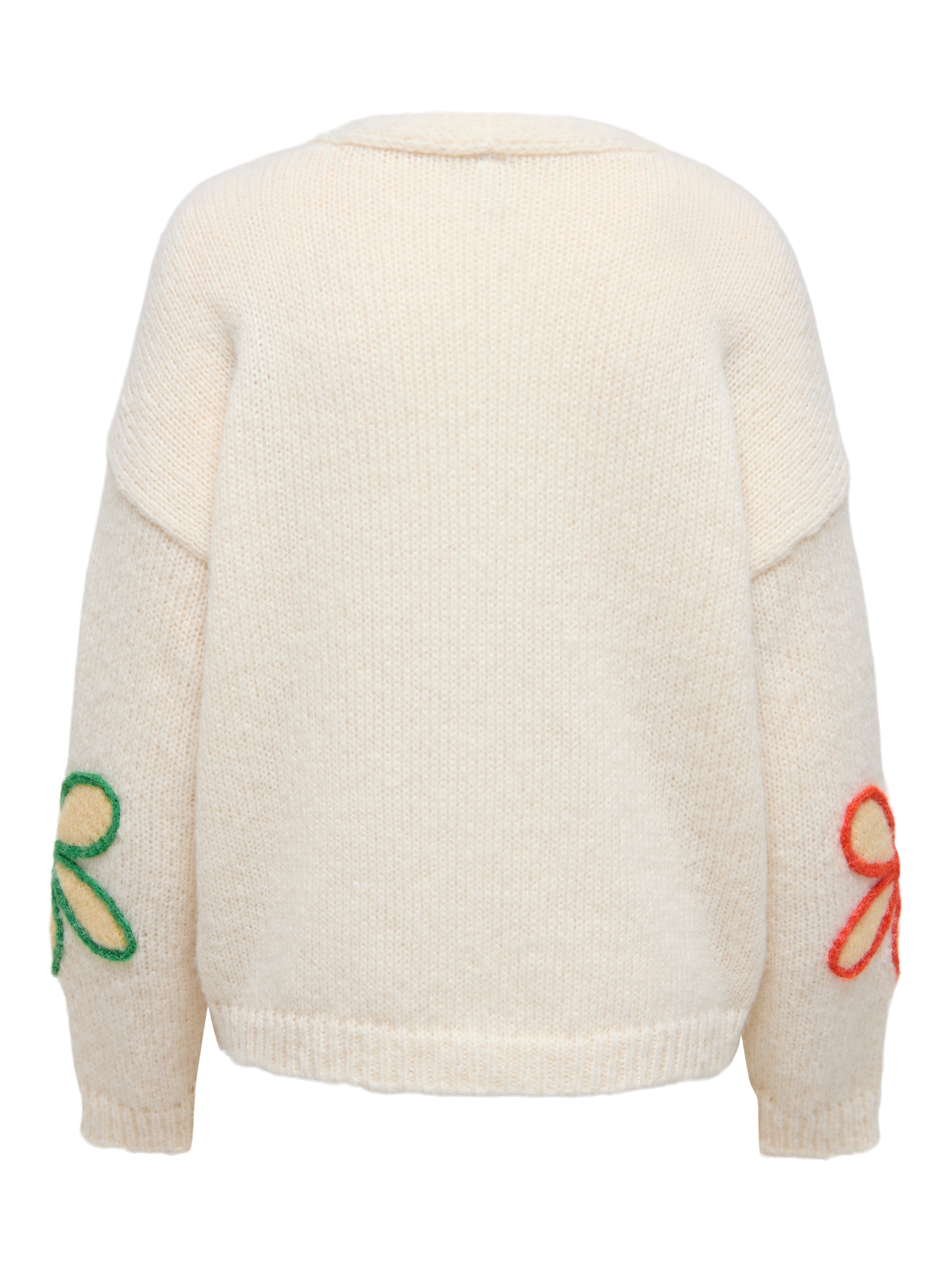 ONLY Strickjacke "ONLMARNIA LIFE LS FLOW OPEN CARD CS KNT" mit 3D-Stickerei günstig online kaufen