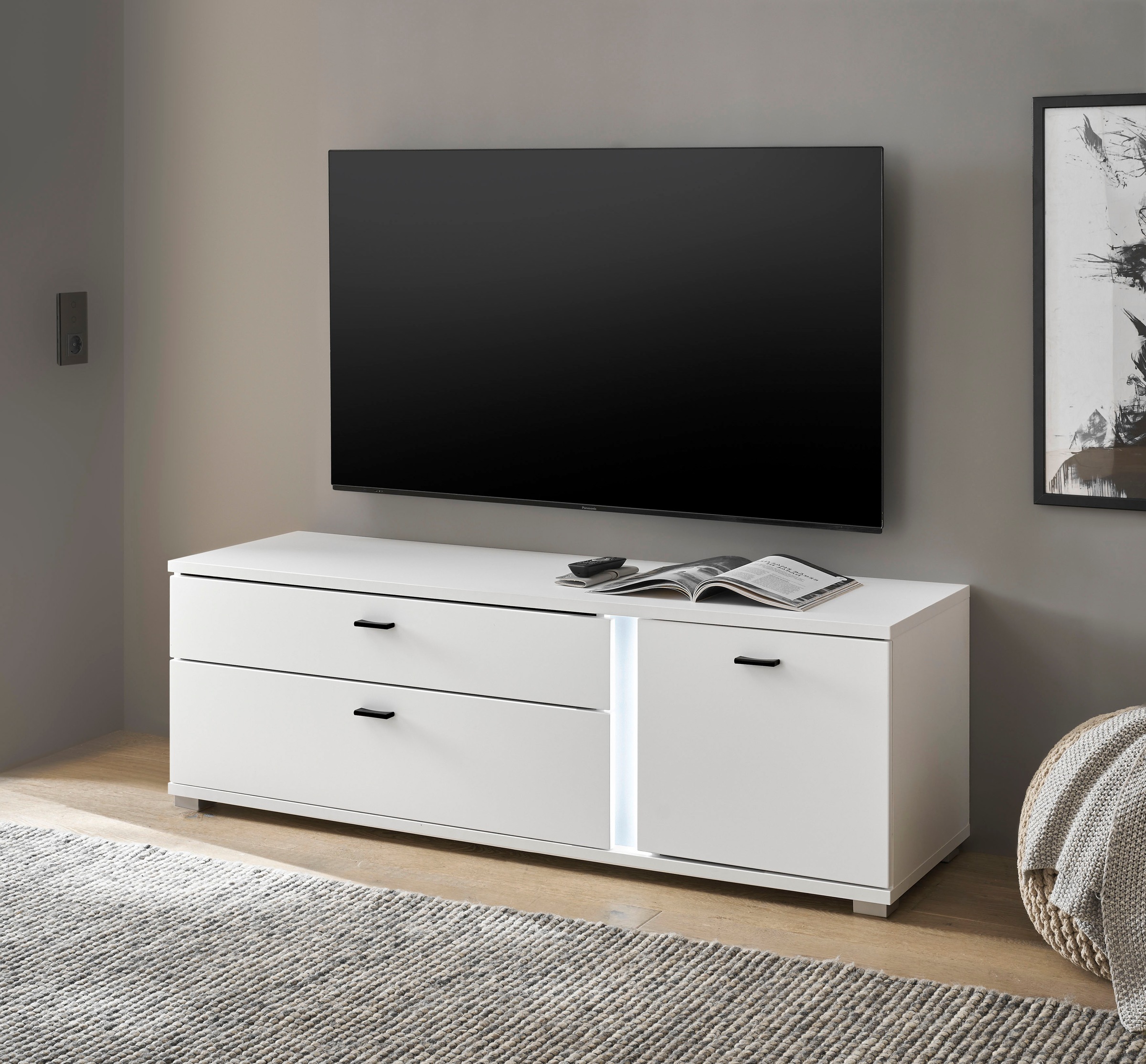 INOSIGN Lowboard "LONG ISLAND" 1 Stk. tlg. in moderner Trendfarbe,inklusive günstig online kaufen