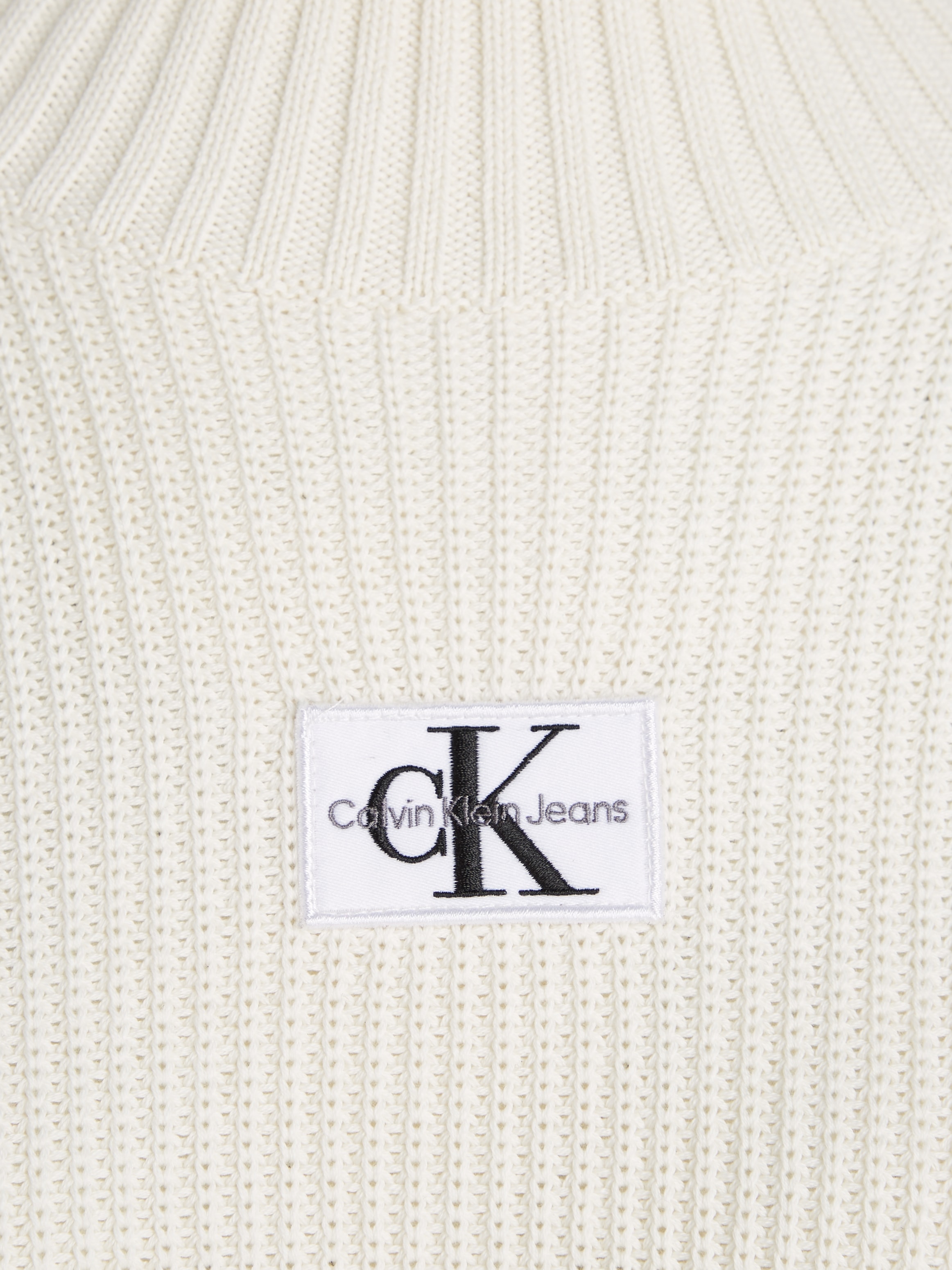 Calvin Klein Jeans Sweatkleid DRESS« SWEATER | LOOSE LABEL »WOVEN BAUR für bestellen