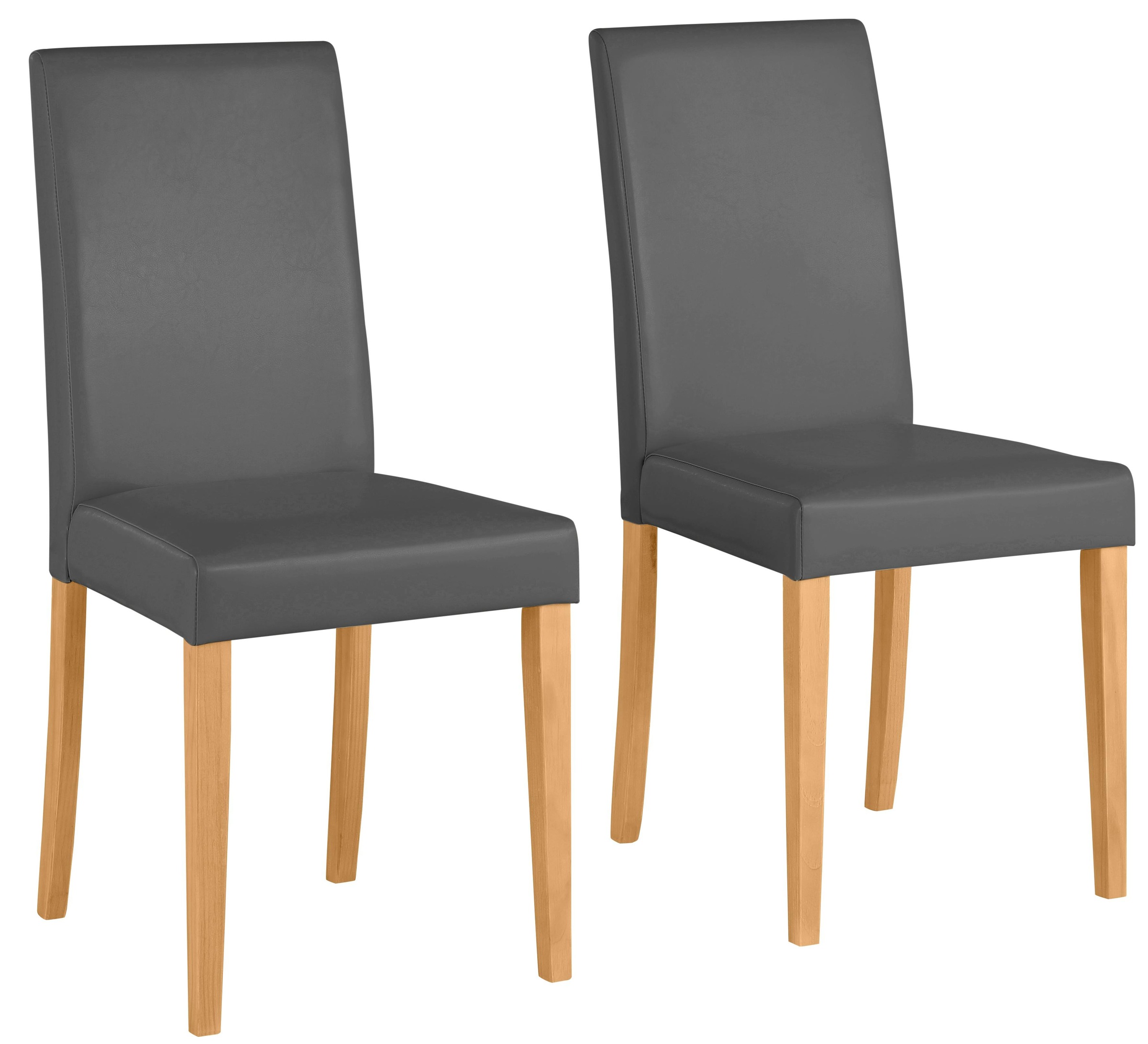Home affaire Esszimmerstuhl "Lucca" (Set) 2 Stk. Kunstleder  Polyester günstig online kaufen