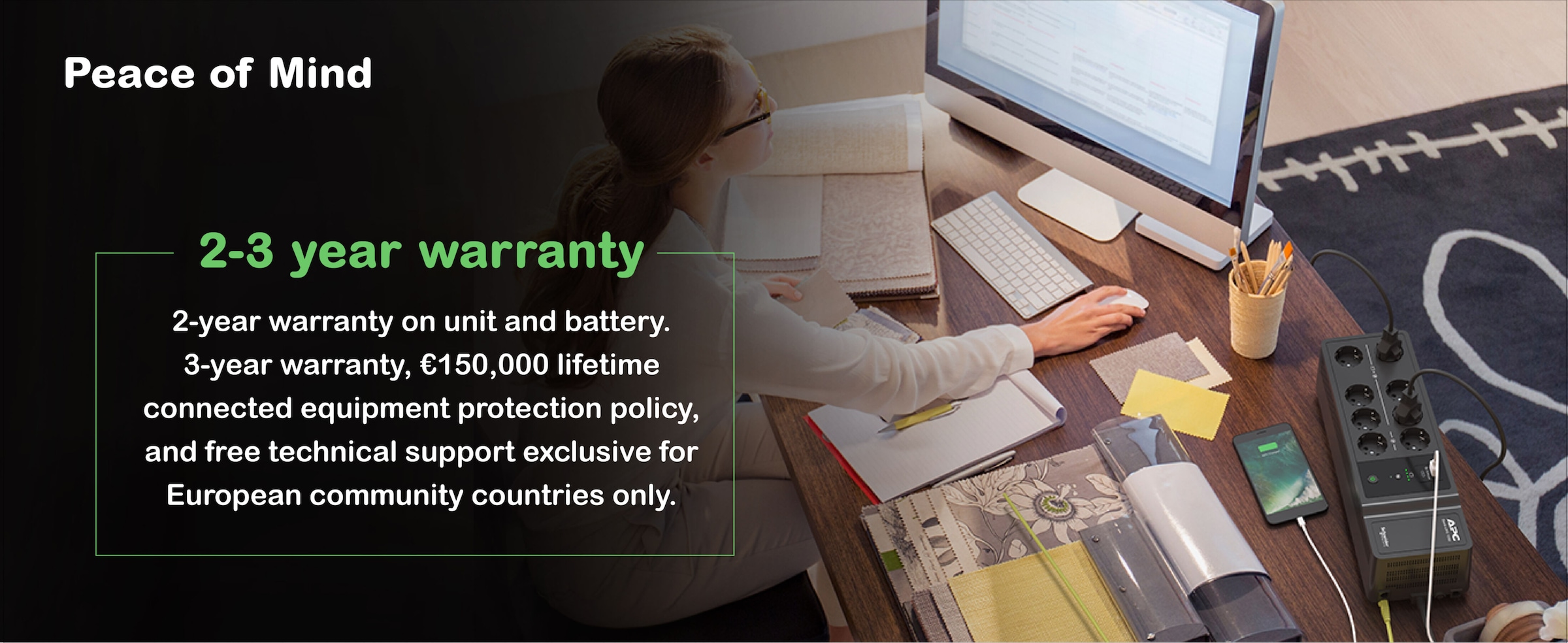 APC USV-Anlage »APC Back-UPS BE1050G2-GR - USV 8x Schuko, 1050VA, 2 USB-Ladegeräte, 1«