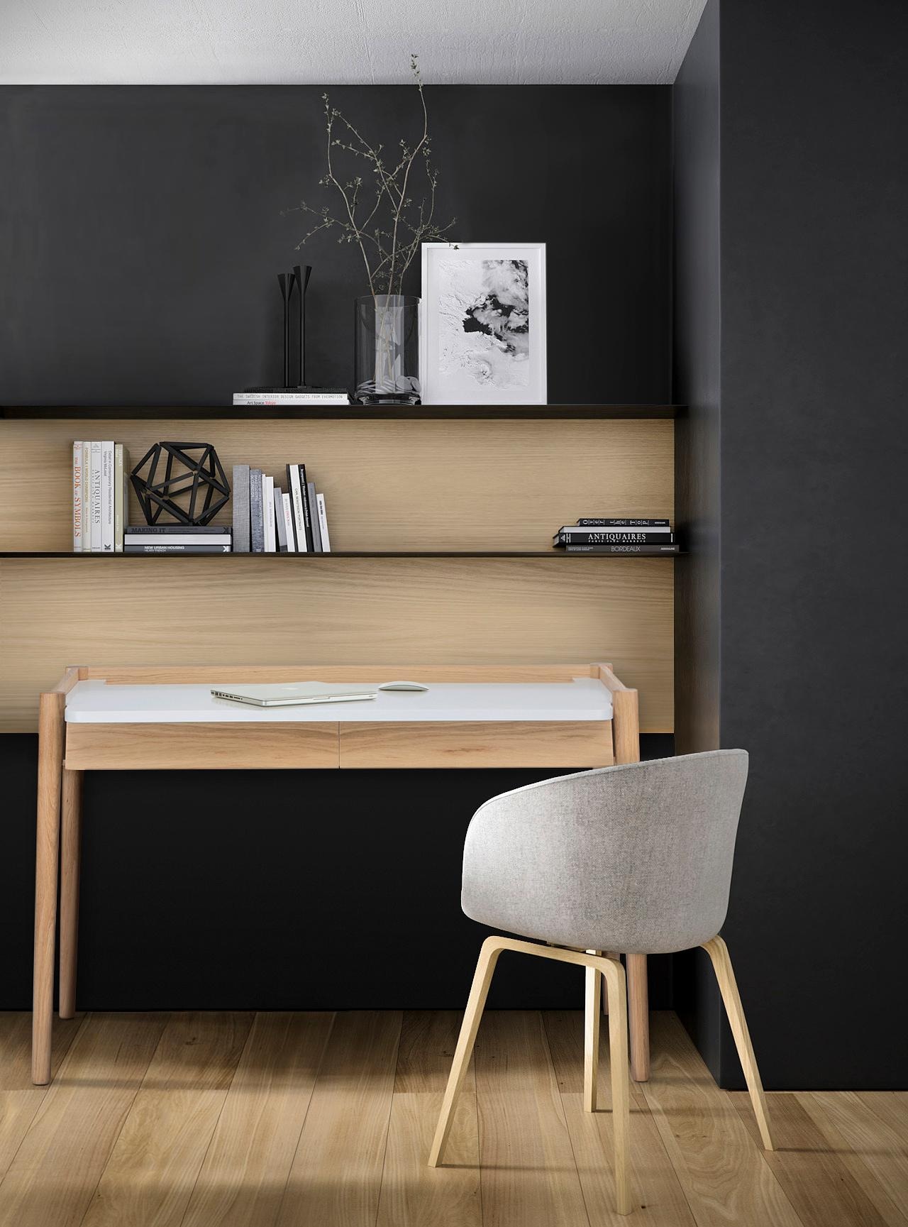 Woodman Schreibtisch "Feldbach", im schlichten skandinavischen Design günstig online kaufen