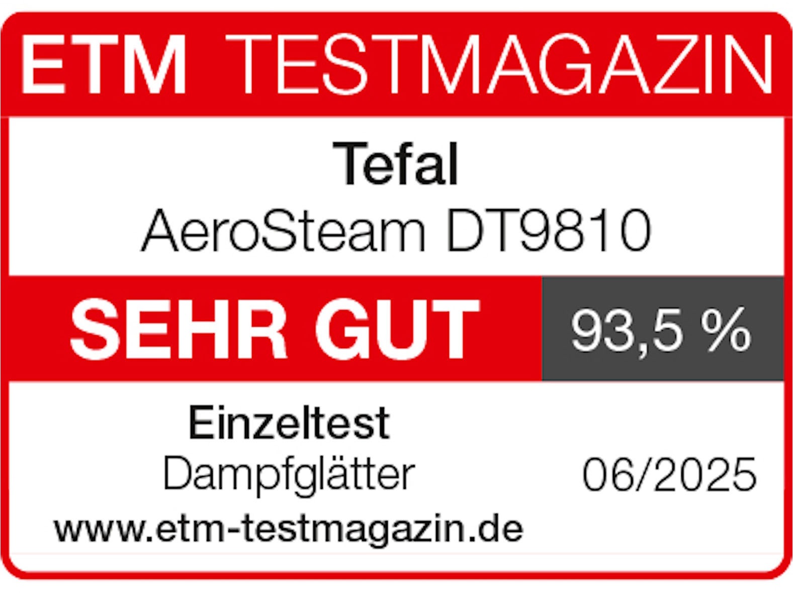 Tefal Dampfbürste "AeroSteam, kombiniert Dampf, einen beheizten Kopf und An günstig online kaufen