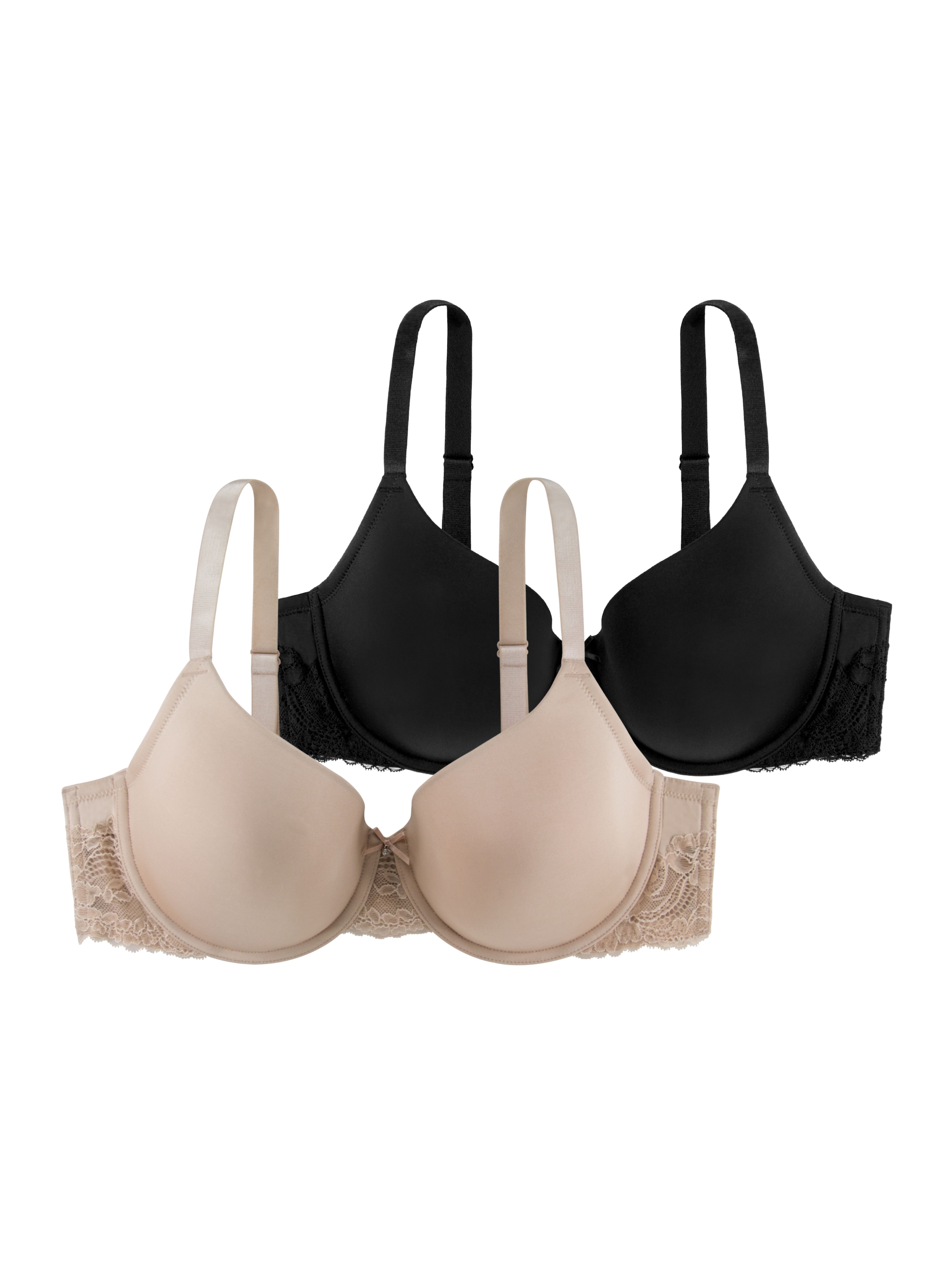 Dorina Bügel-BH »ADELE« mit Spitzendetails, weich, Basic