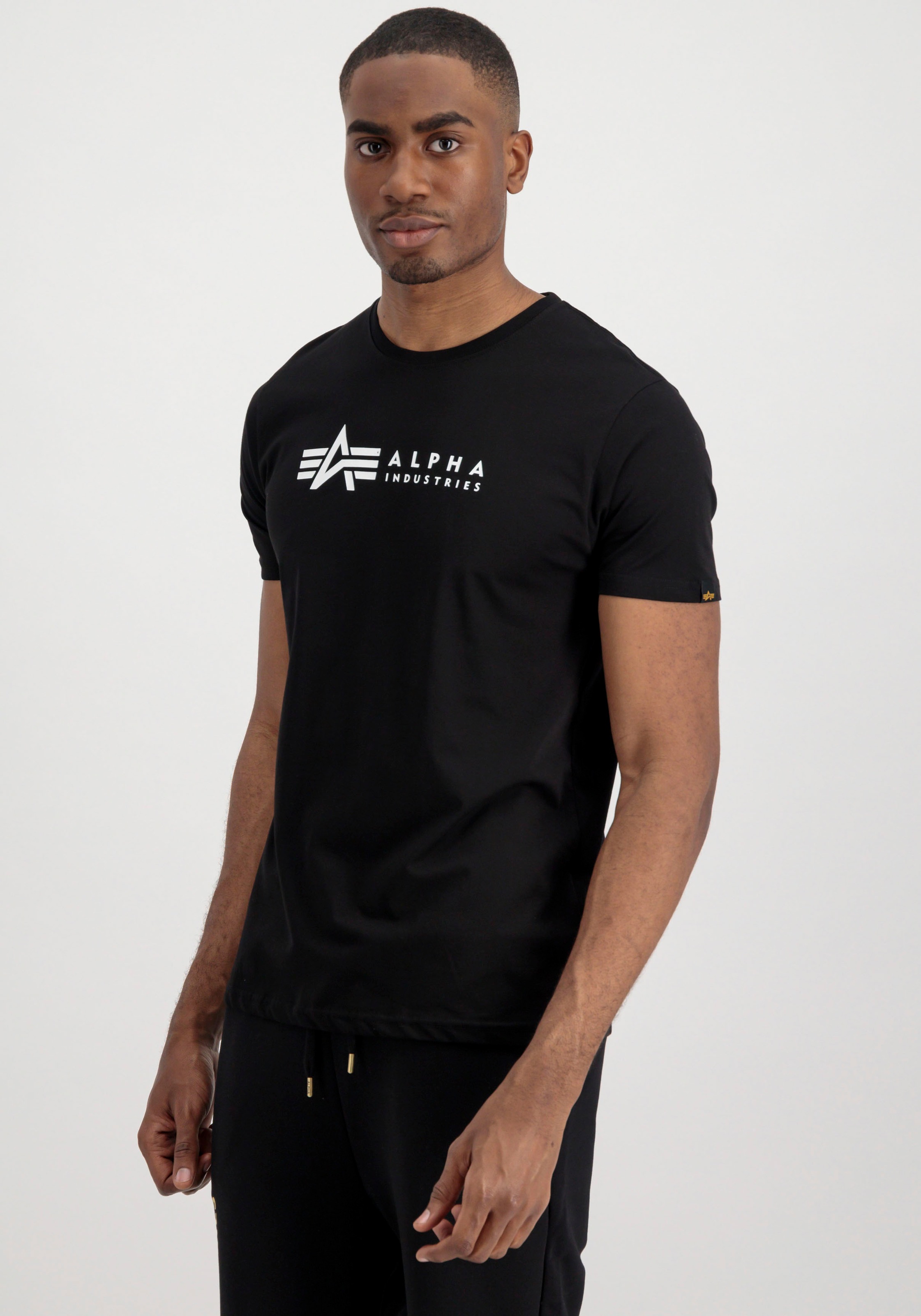 Alpha Industries Rundhalsshirt "Label T 2 Pack", (Packung, 2 tlg., 2er-Pack günstig online kaufen