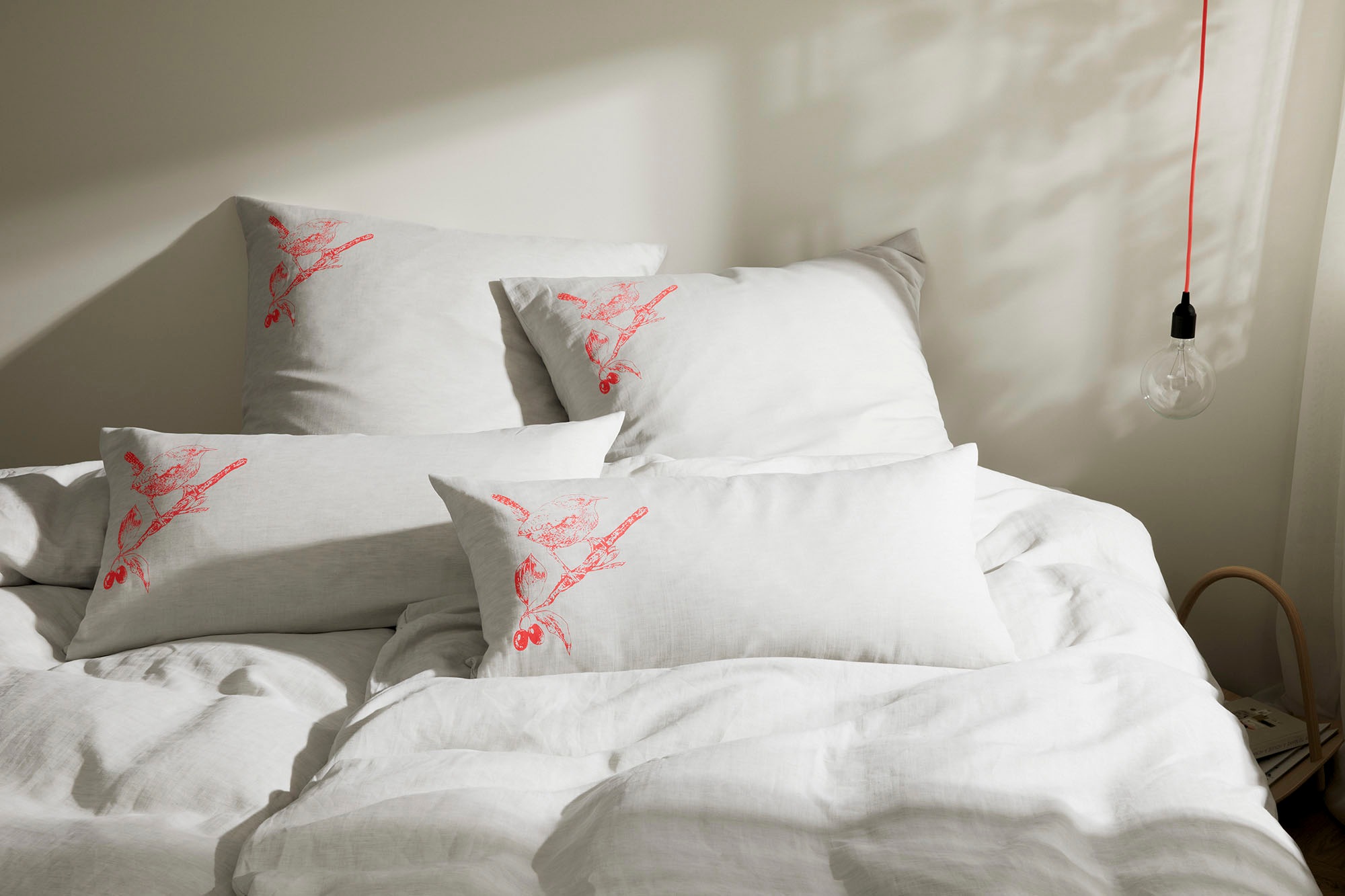 Elegante Bettwäsche "Zaunkönig" 2 Stk. angenehmes Hautgefühl günstig online kaufen