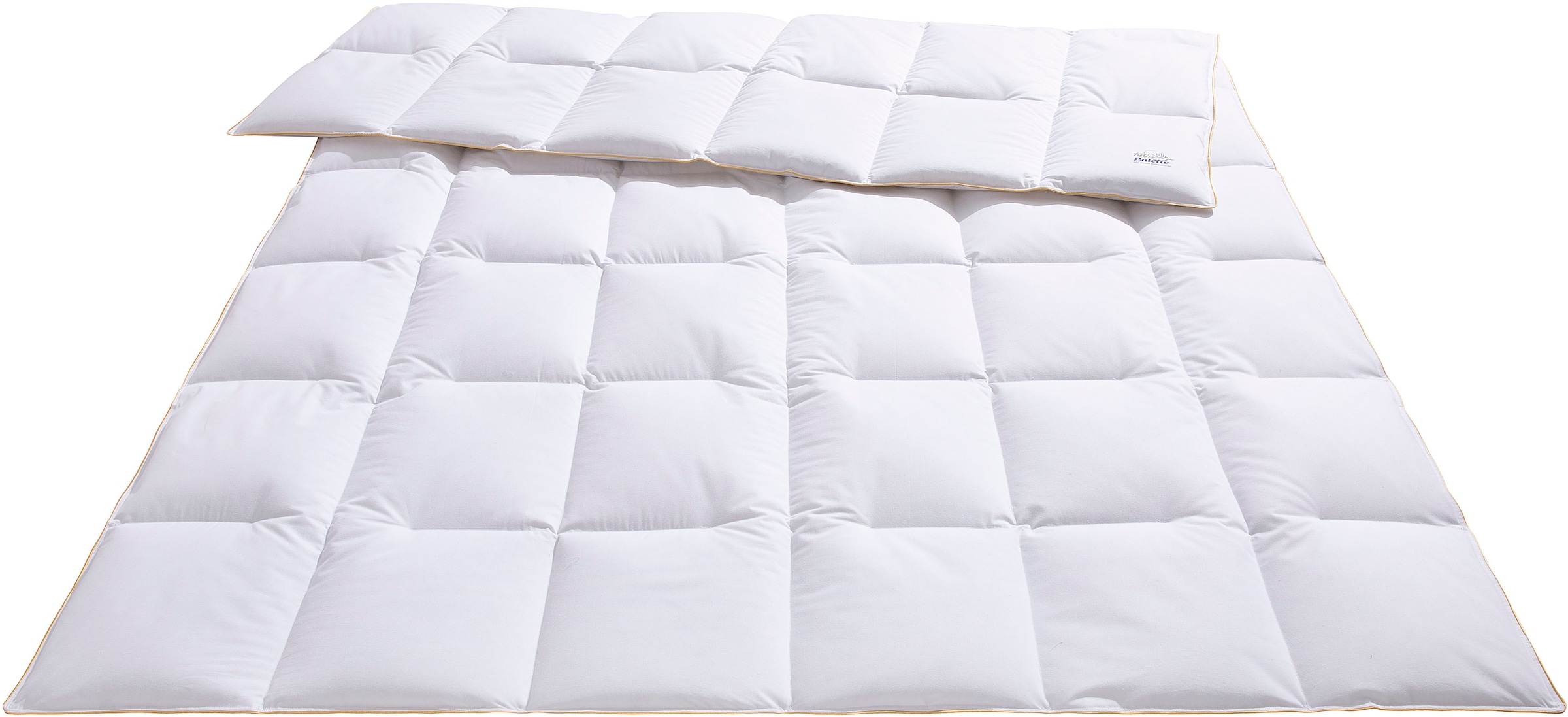Balette Daunenbettdecke + Kopfkissen "140 Jahre Balette, in 5 Wärmeklassen, günstig online kaufen