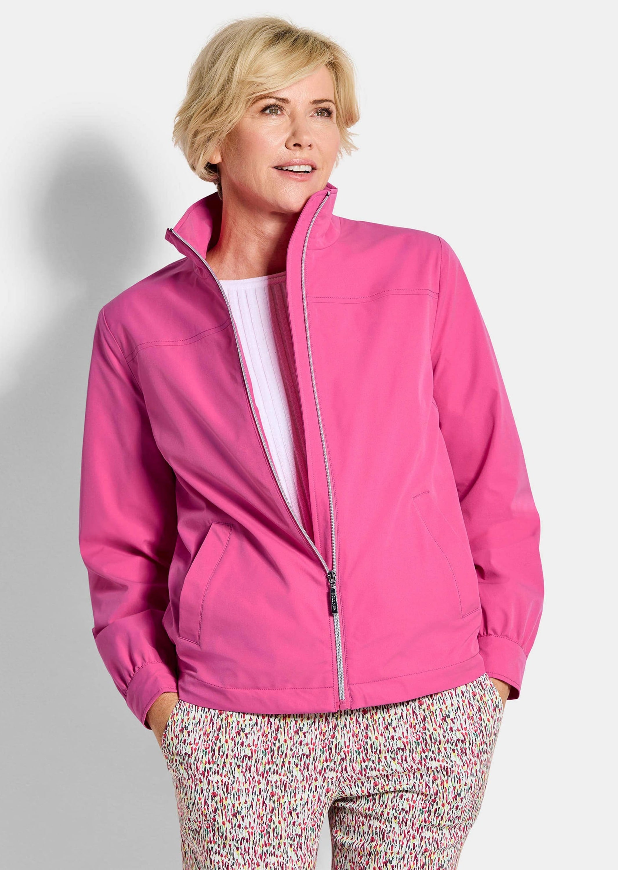 GOLDNER Blouson »Kurzgröße Blouson-Jacke mit Reißverschluss«