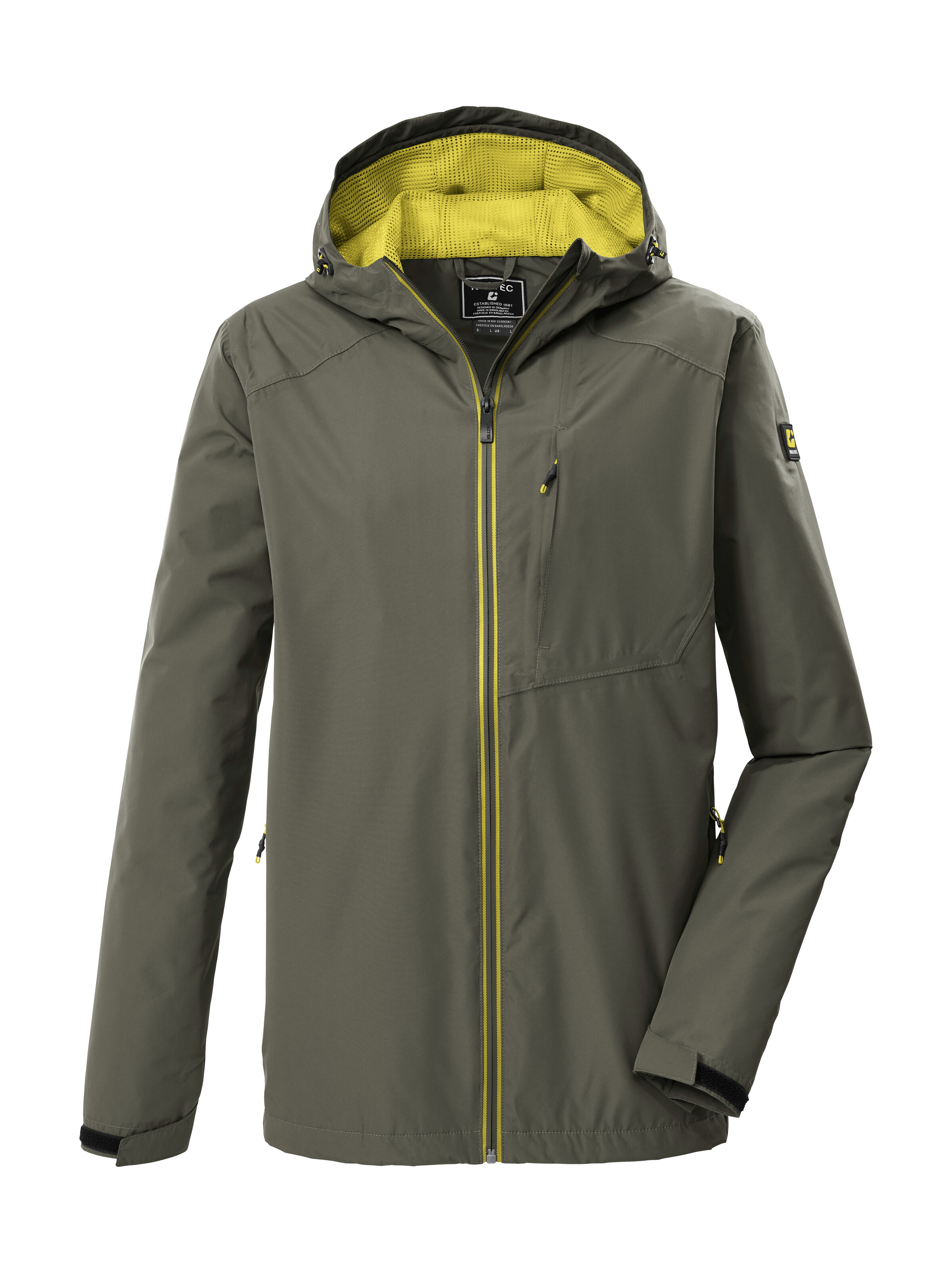 Killtec Funktionsjacke "KOS 56 MN JCKT" Leichte, wasserdichte Jacke, atmungsaktiv, kompakt verstaubar